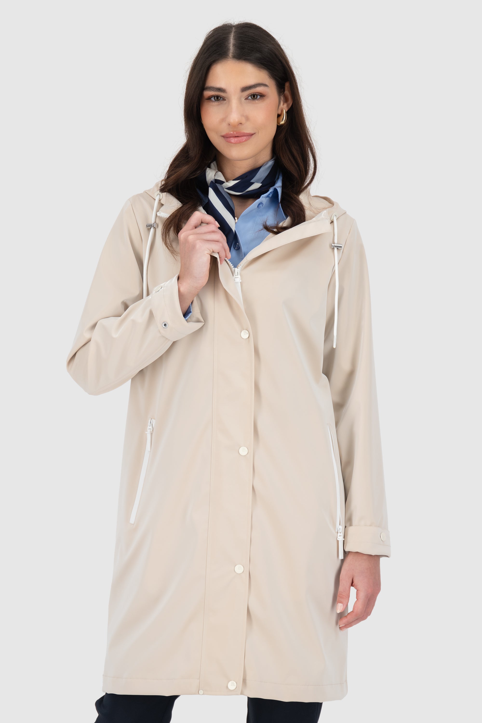 NuriaAK A Rain Jacket Beige