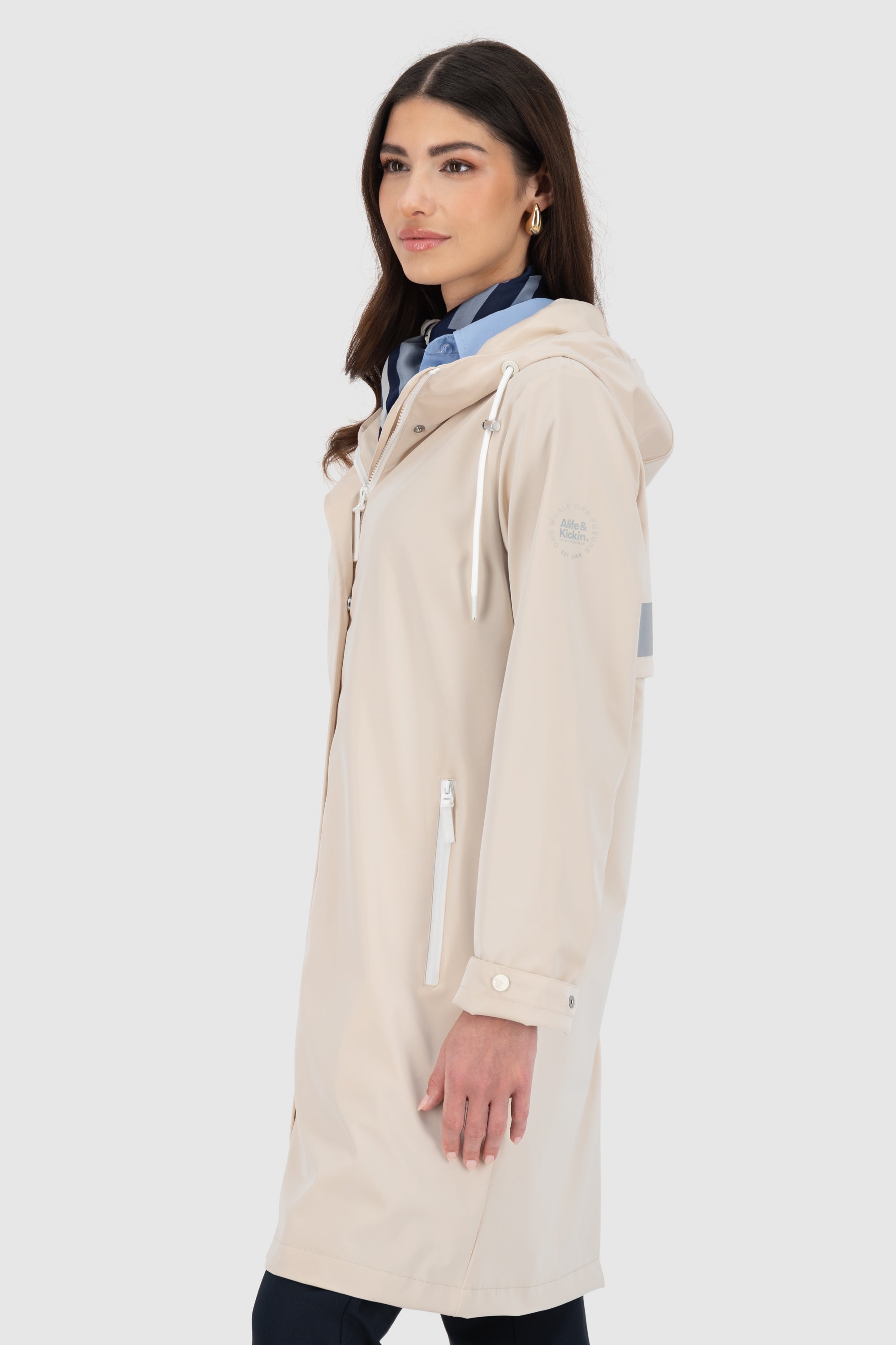 NuriaAK A Rain Jacket Beige