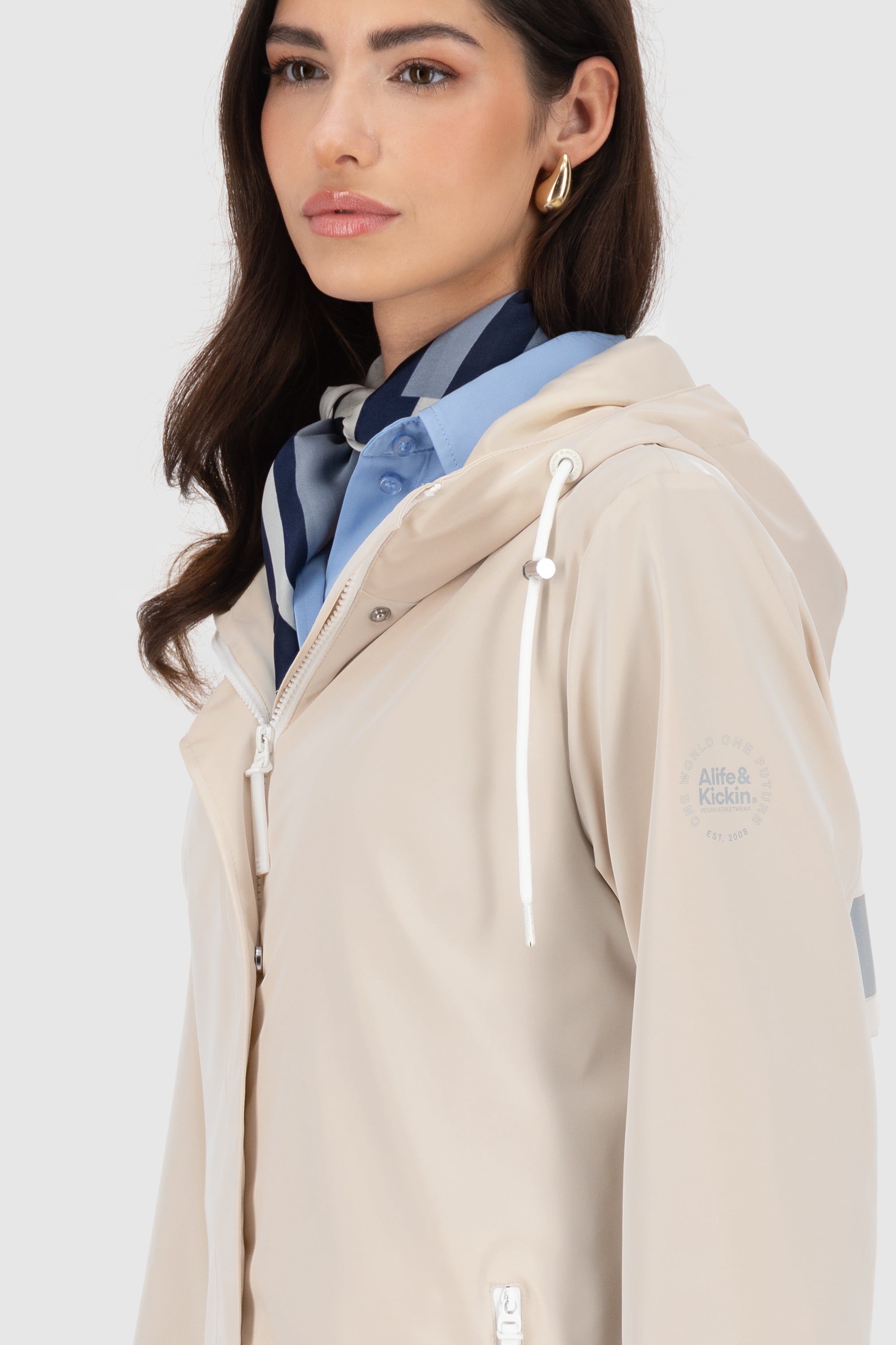 NuriaAK A Rain Jacket Beige