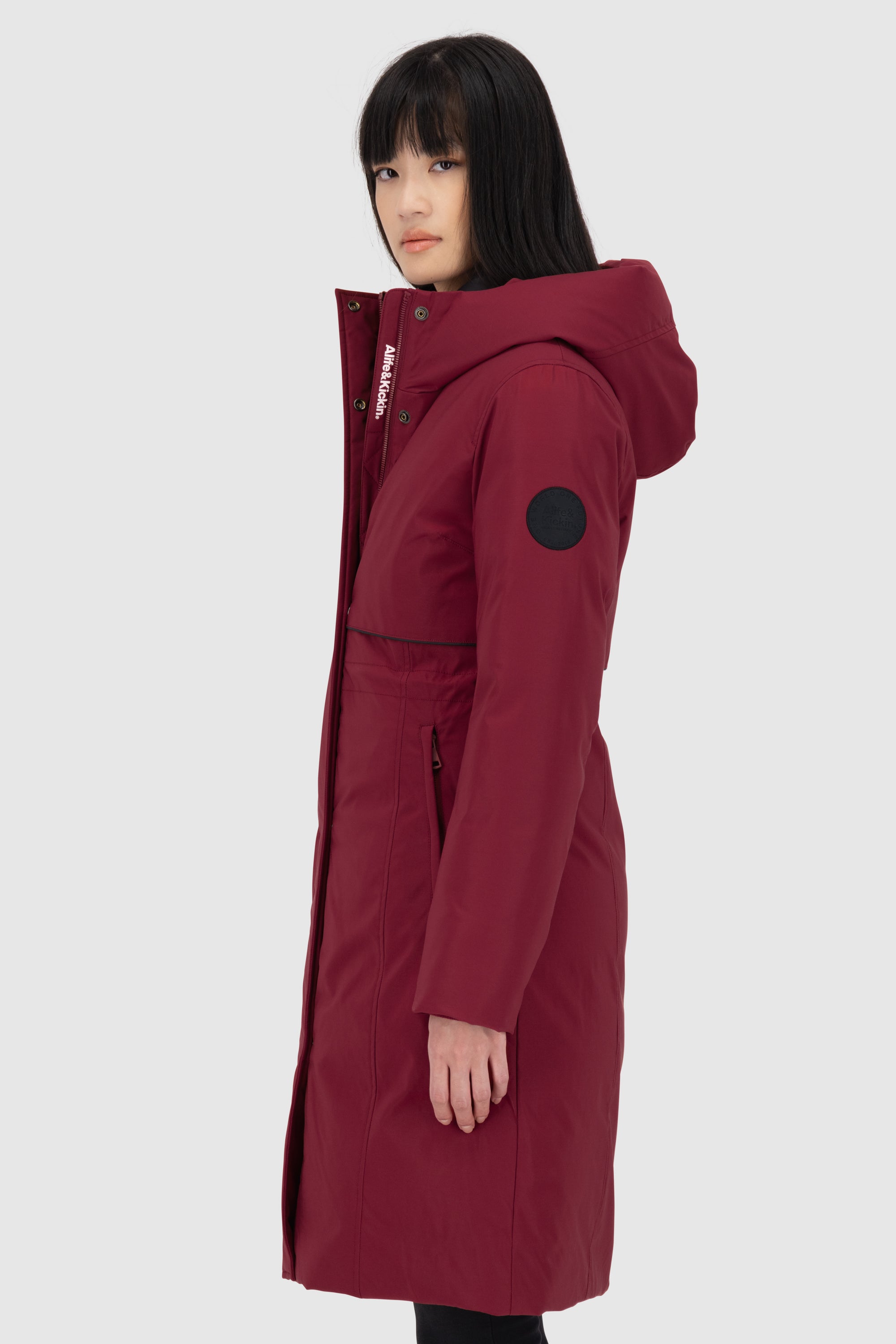 CarsynAK A Coat short Dunkelrot