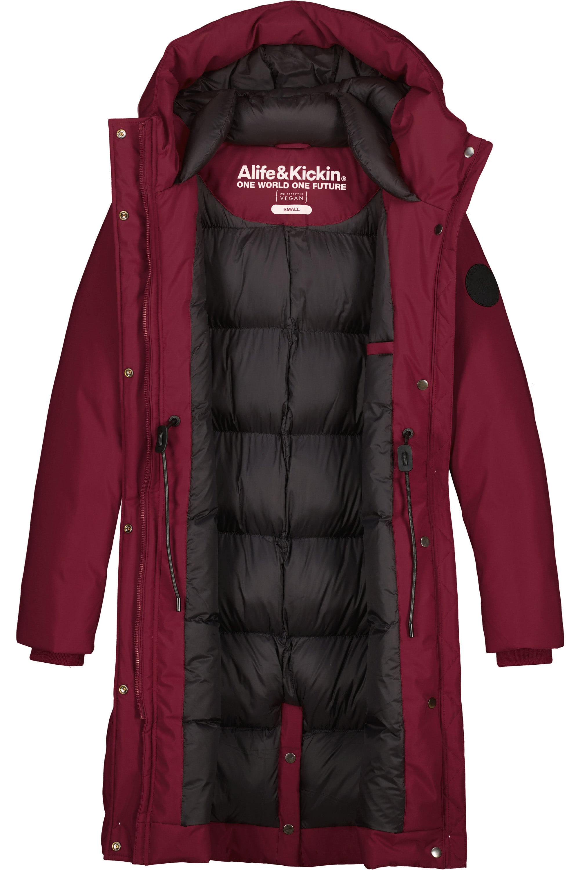 CarsynAK A Coat short Dunkelrot