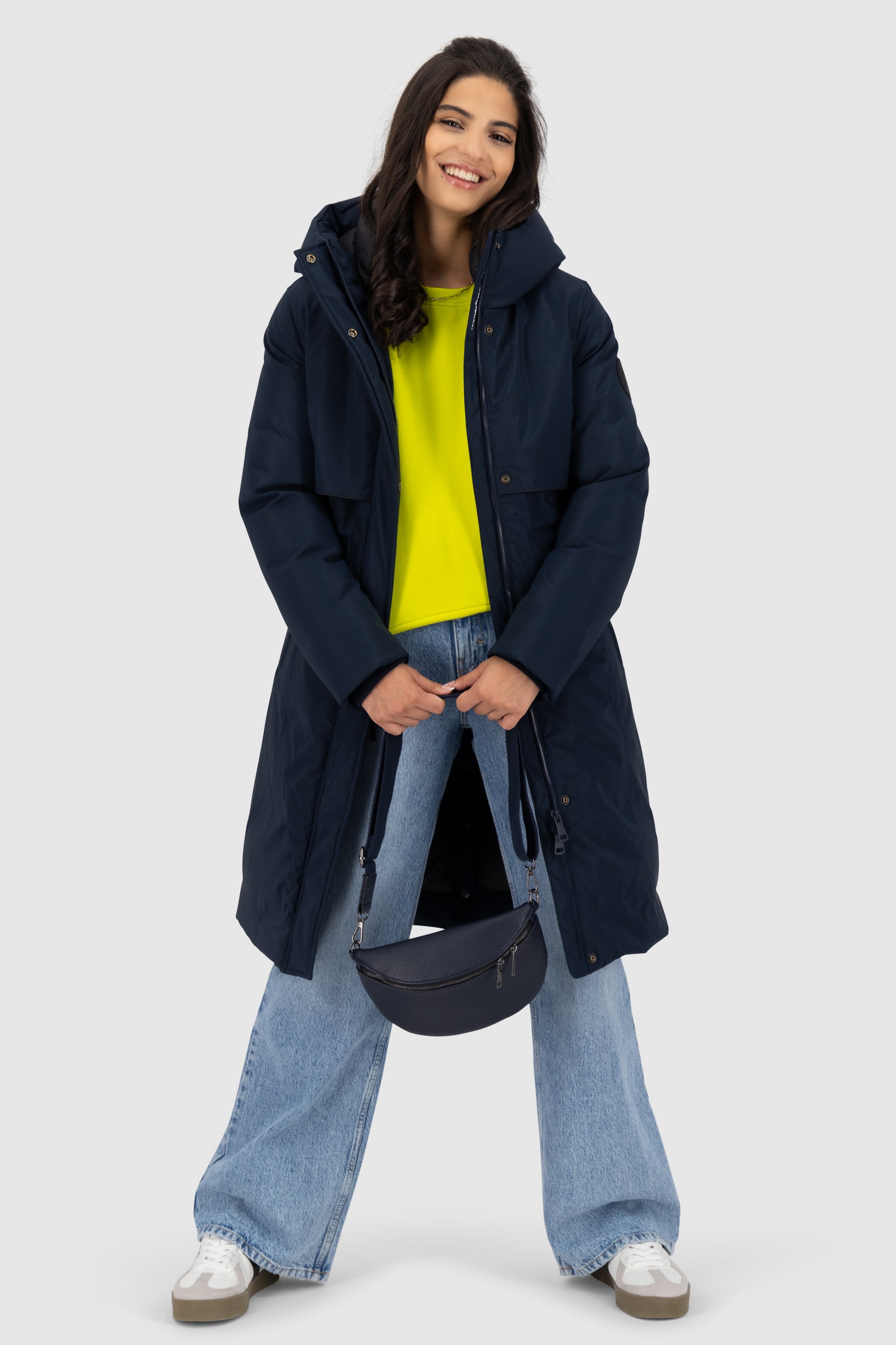 CarsynAK A Coat short Dunkelblau