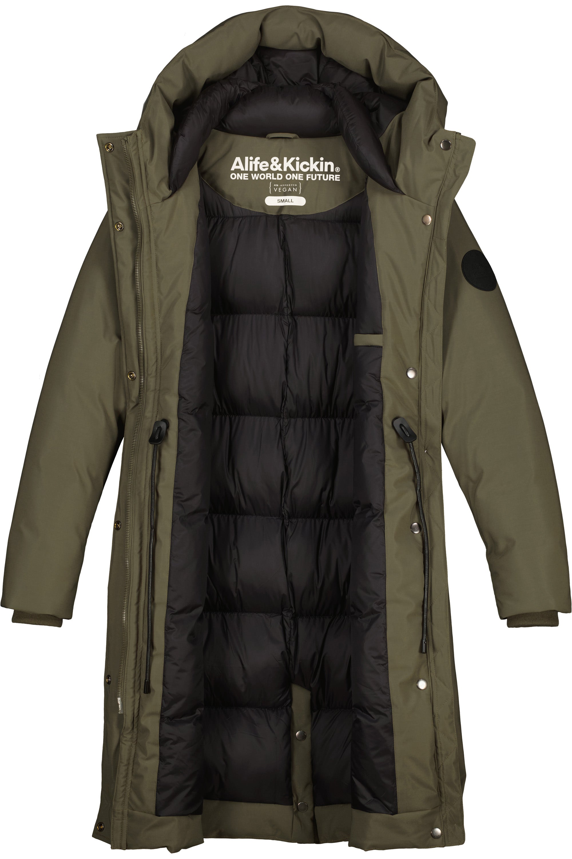 CarsynAK A Coat short Dunkelgrün