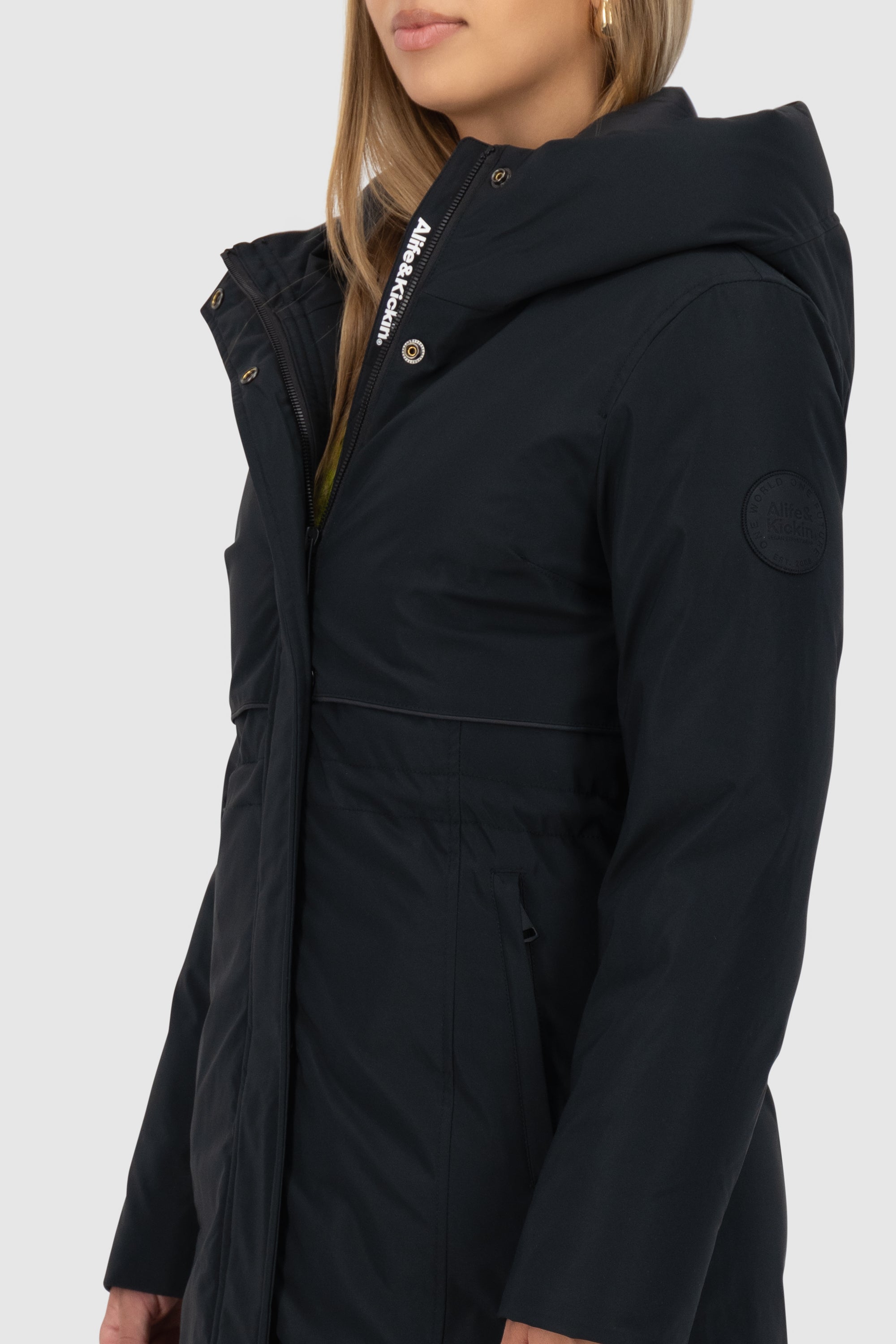 CarsynAK A Coat short Schwarz