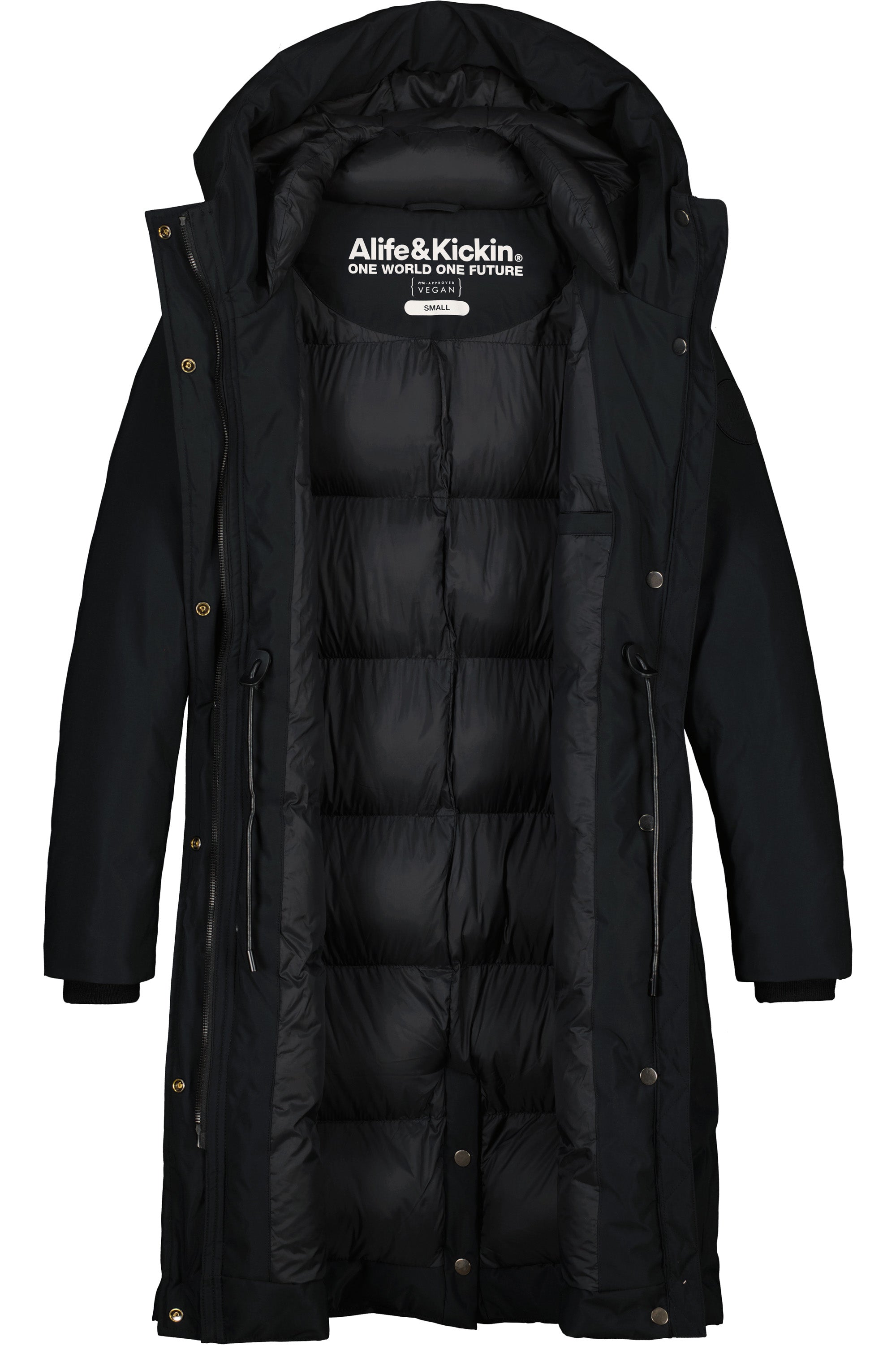 CarsynAK A Coat short Schwarz