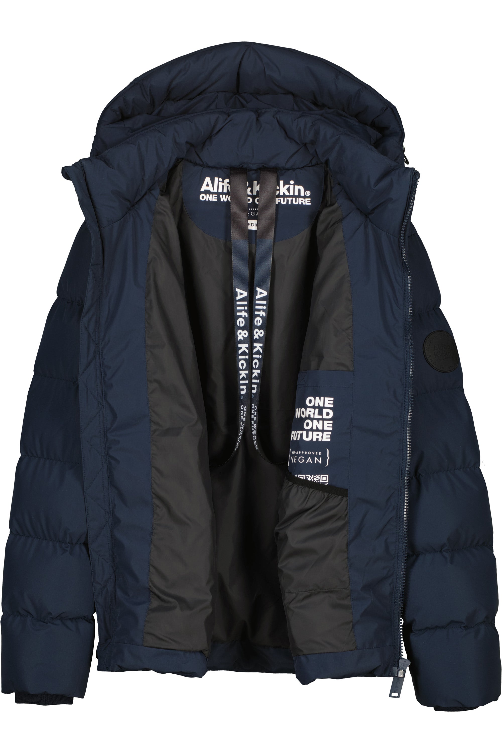 DamianAK A Puffer Jacket Dunkelblau