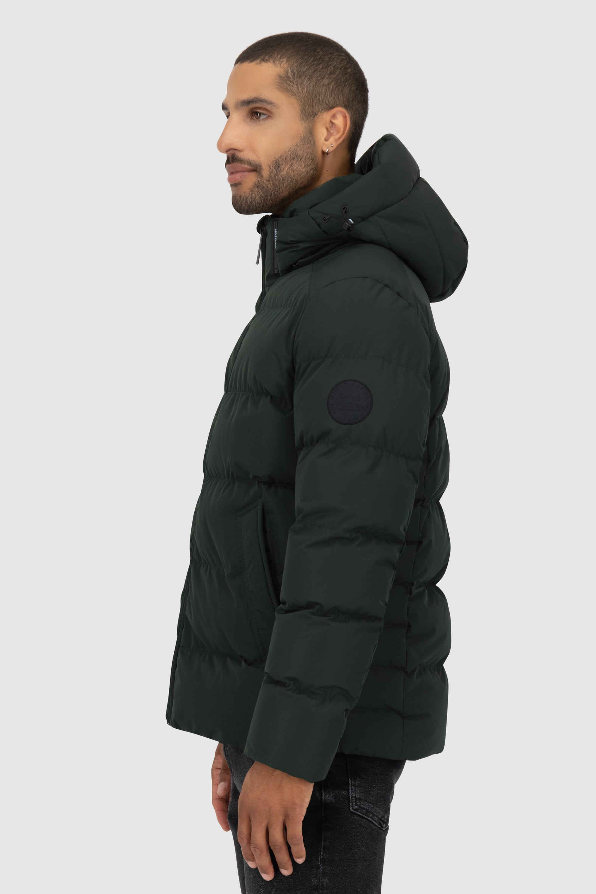 DamianAK A Puffer Jacket Schwarz