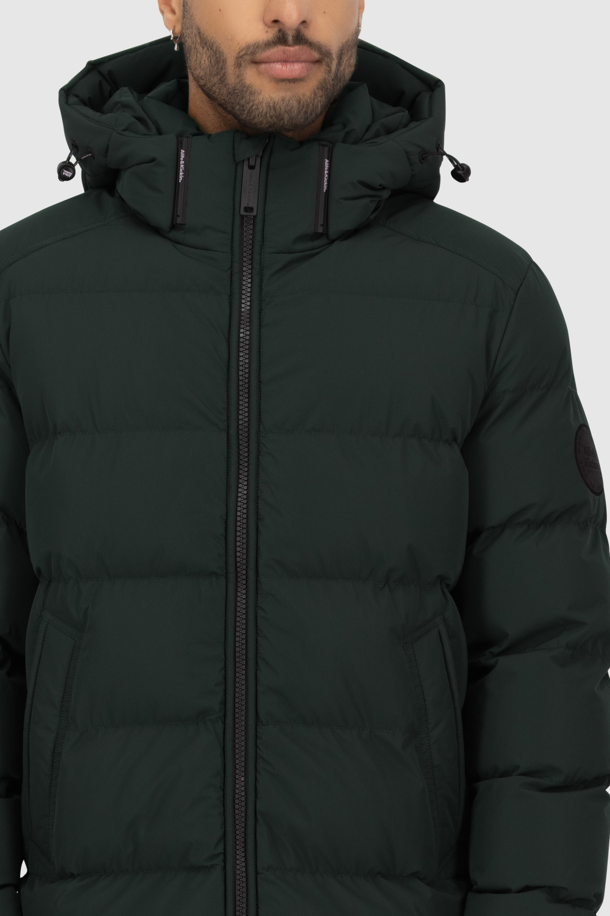 DamianAK A Puffer Jacket Schwarz