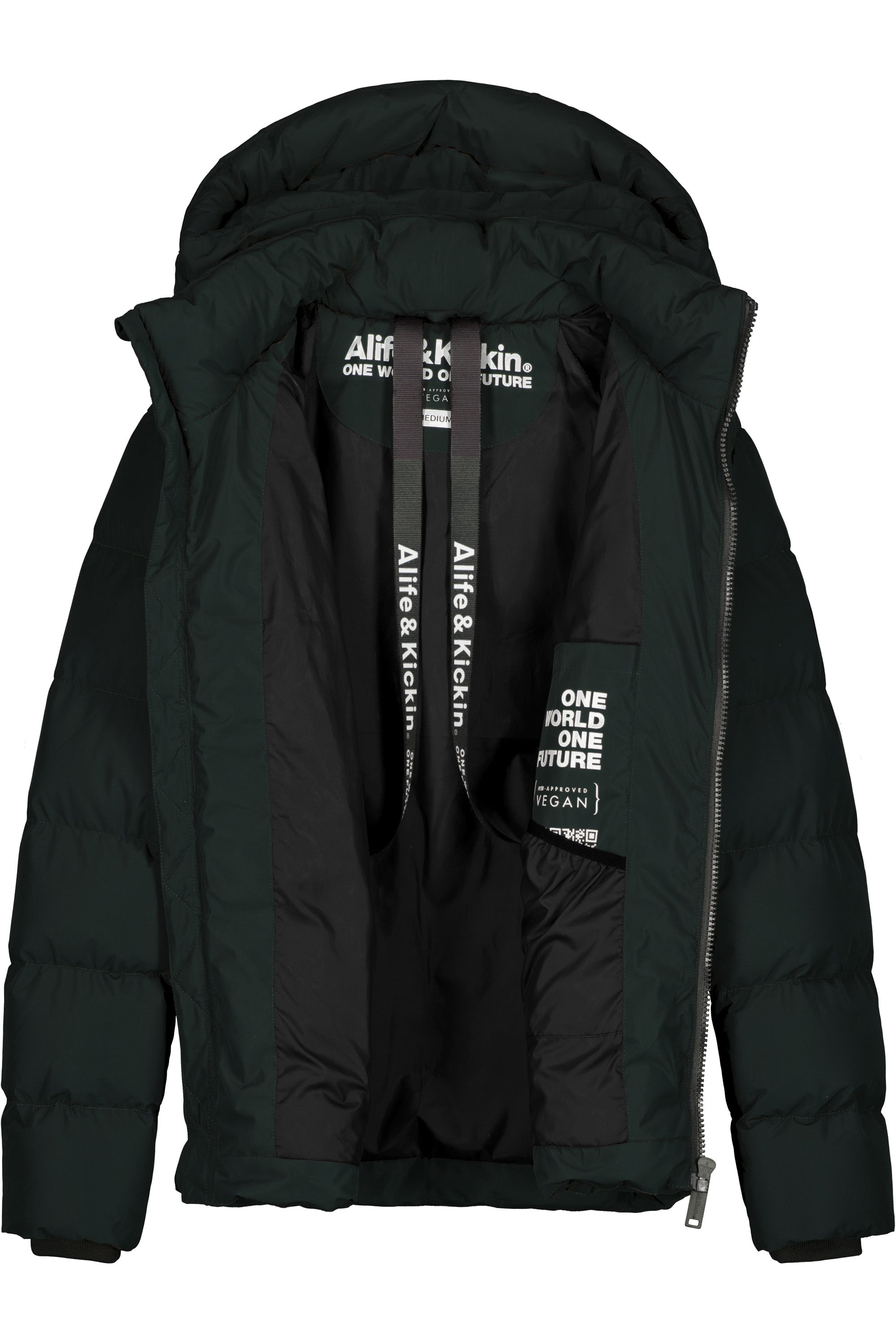 DamianAK A Puffer Jacket Schwarz