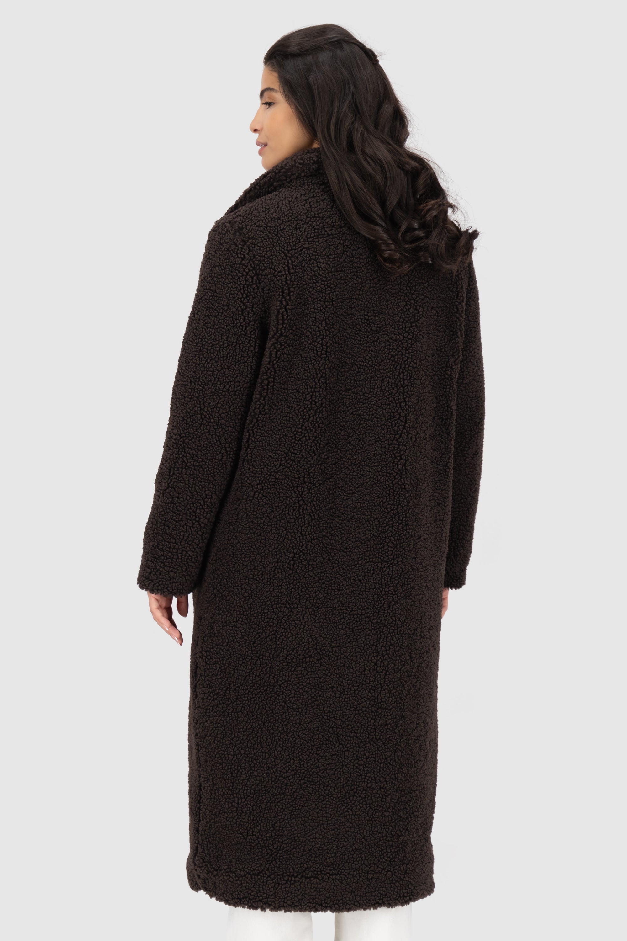 HariAK A Teddy Coat Braun