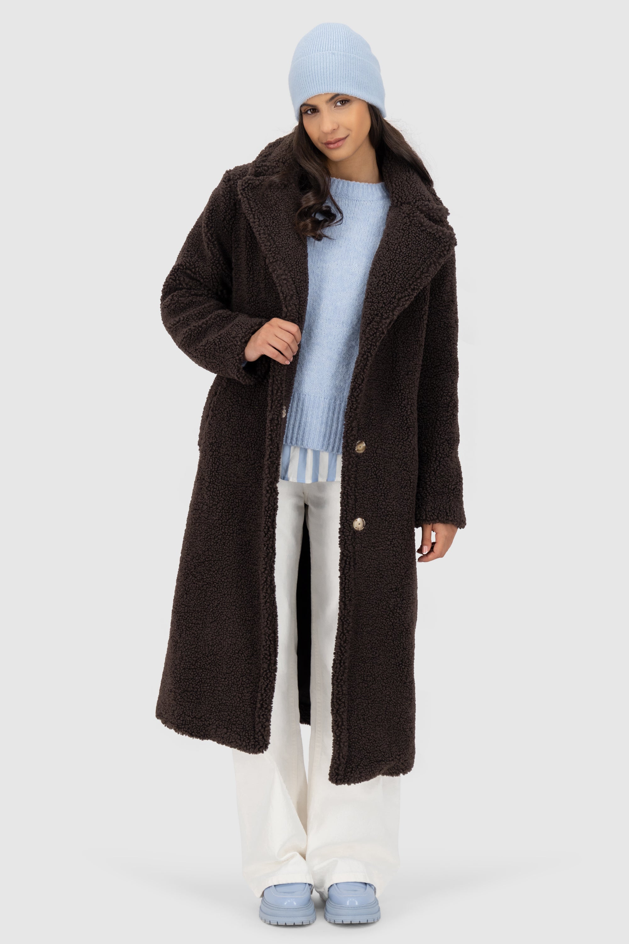 HariAK A Teddy Coat Braun