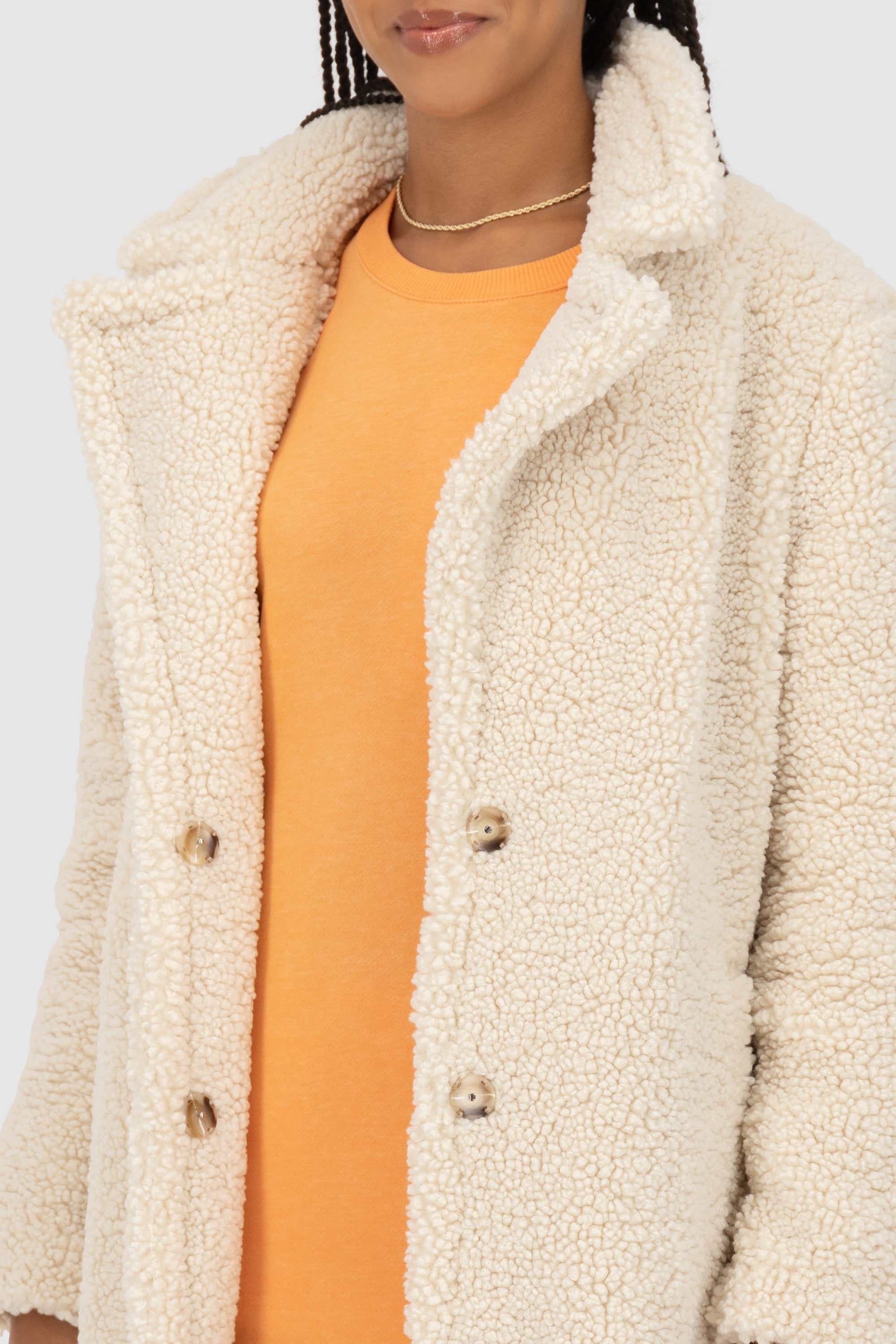 HariAK A Teddy Coat Beige