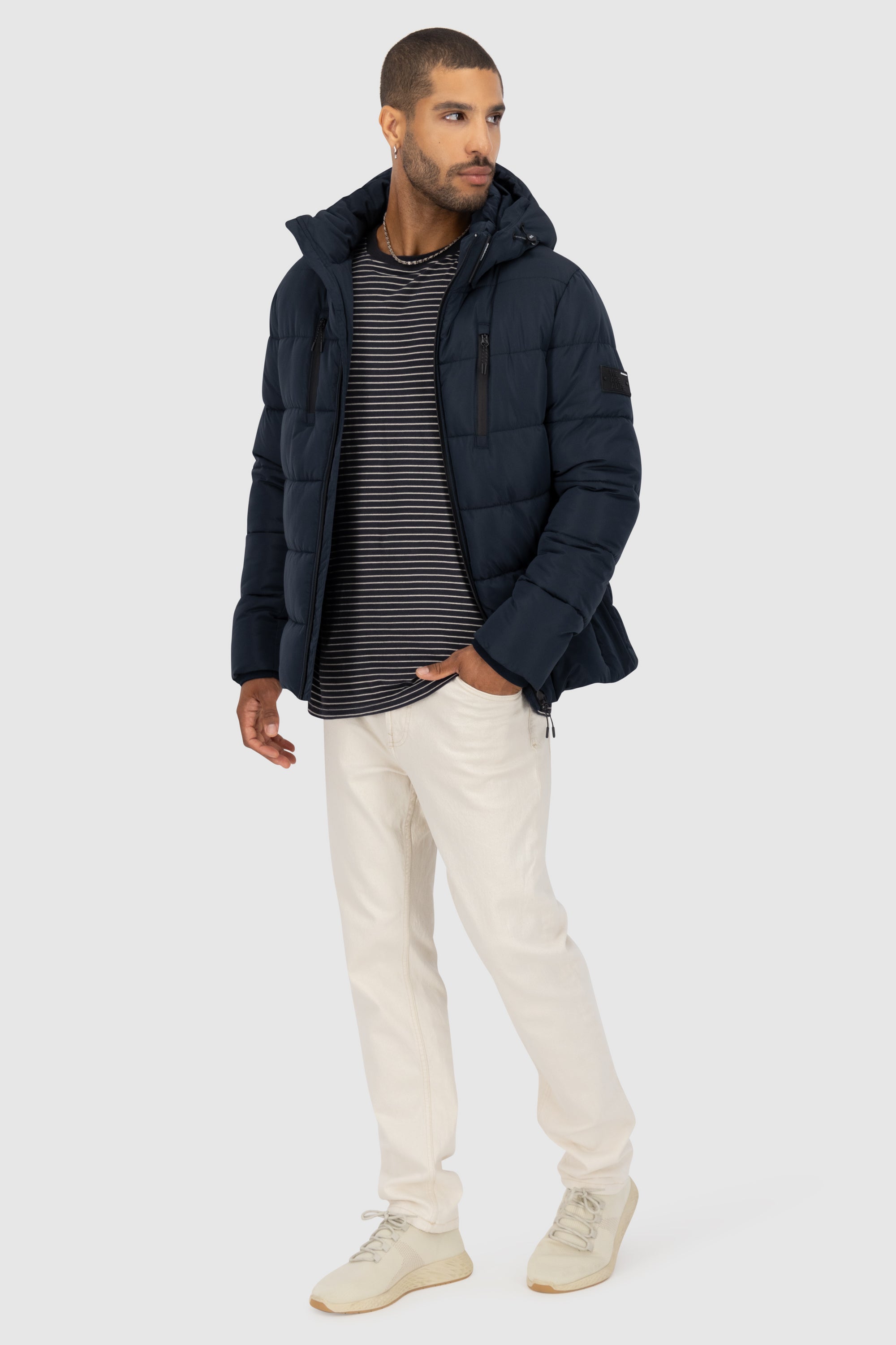 BranAK A Puffer Jacket Dunkelblau