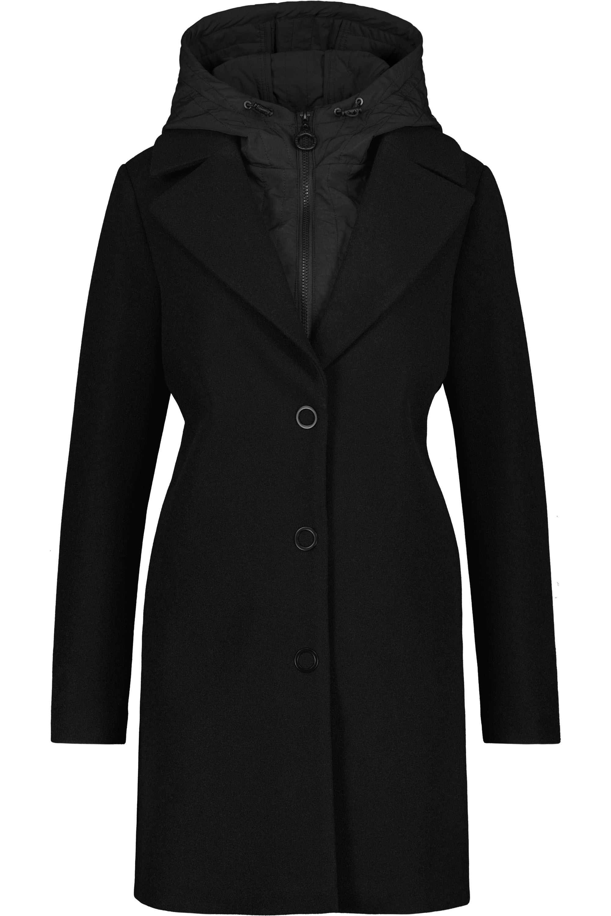 AjaAK A Jacket long Hybrid Schwarz