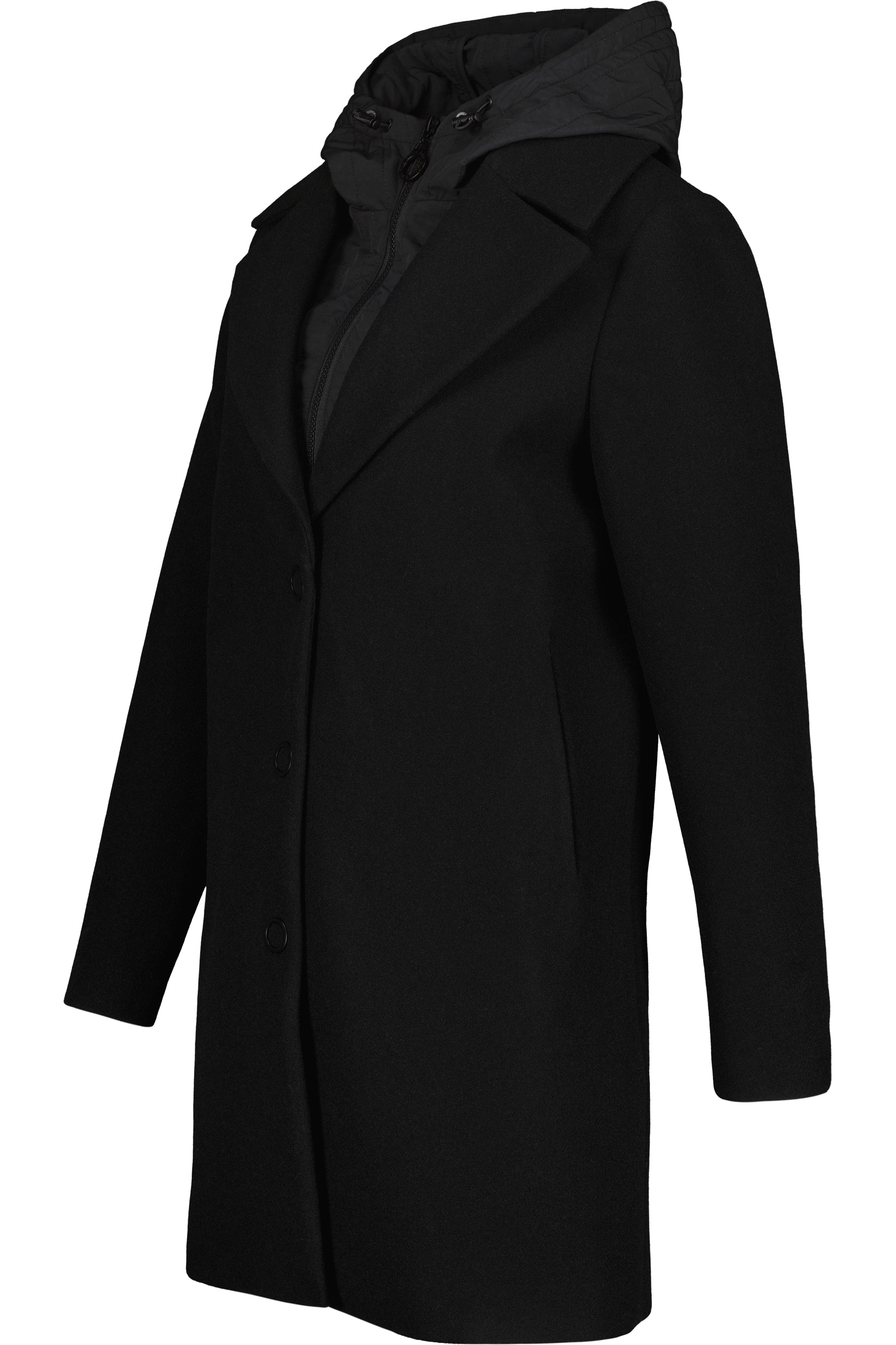 AjaAK A Jacket long Hybrid Schwarz