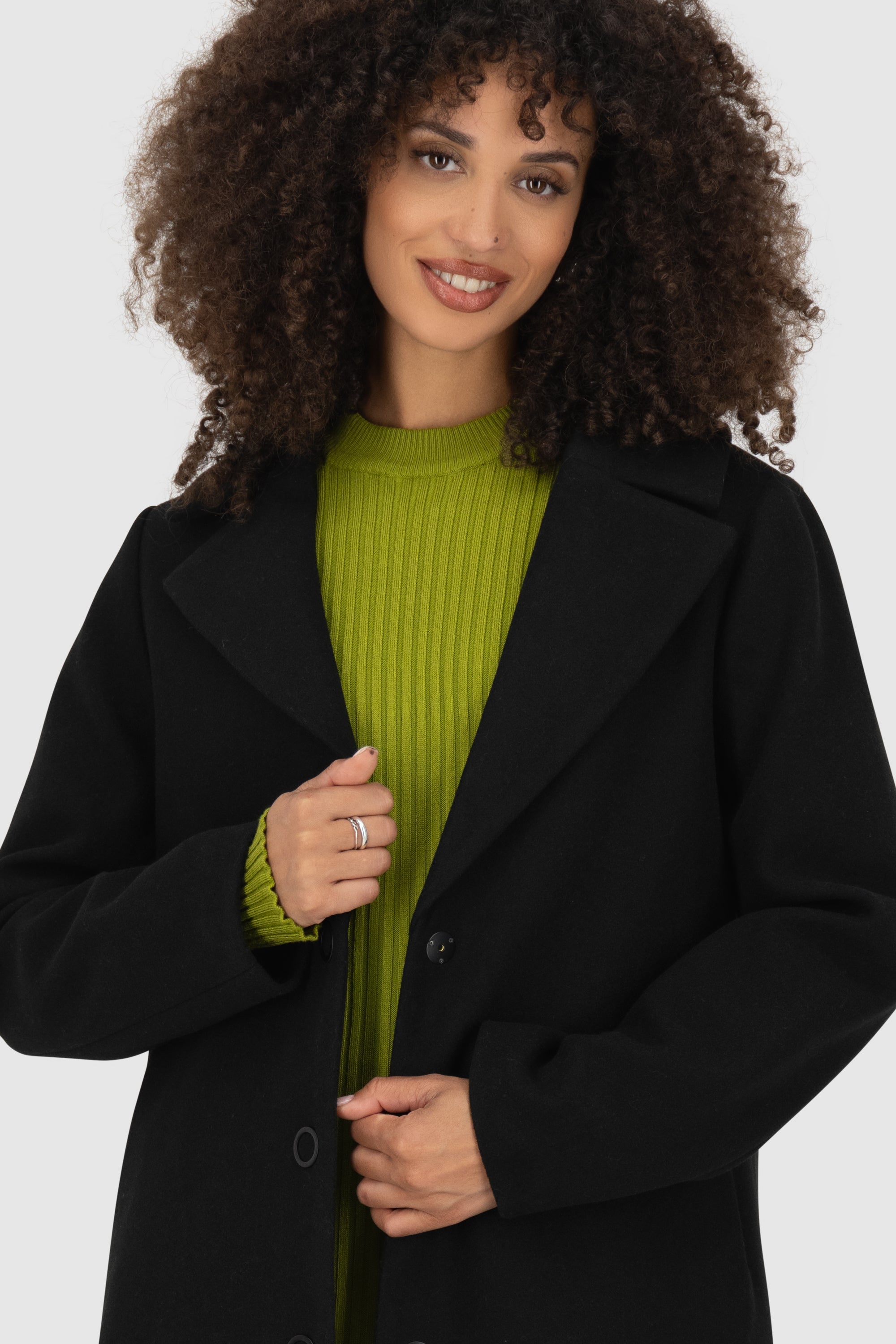 AjaAK A Jacket long Hybrid Schwarz