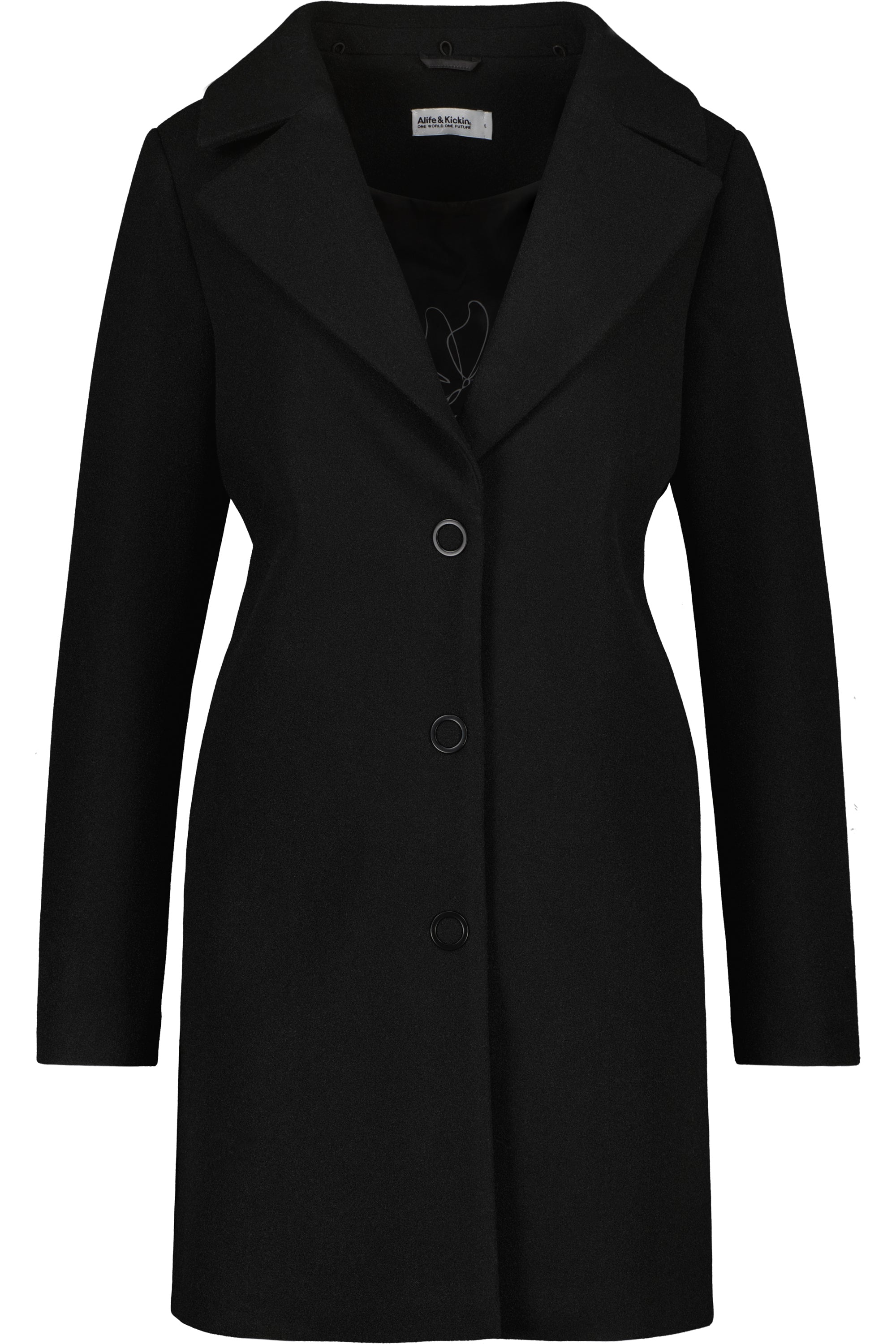 AjaAK A Jacket long Hybrid Schwarz