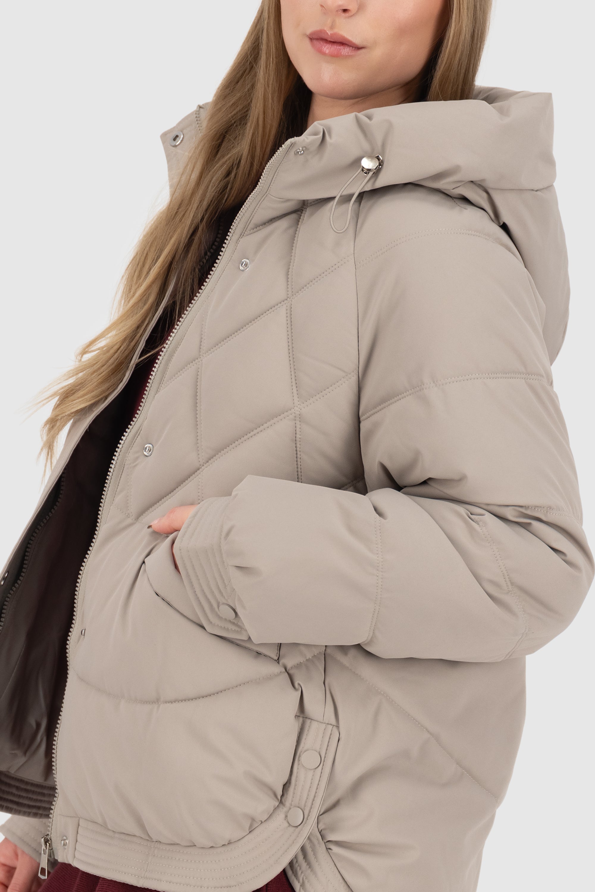 Alife and Kickin HedwigAK A Puffer Jacket Damen Grün