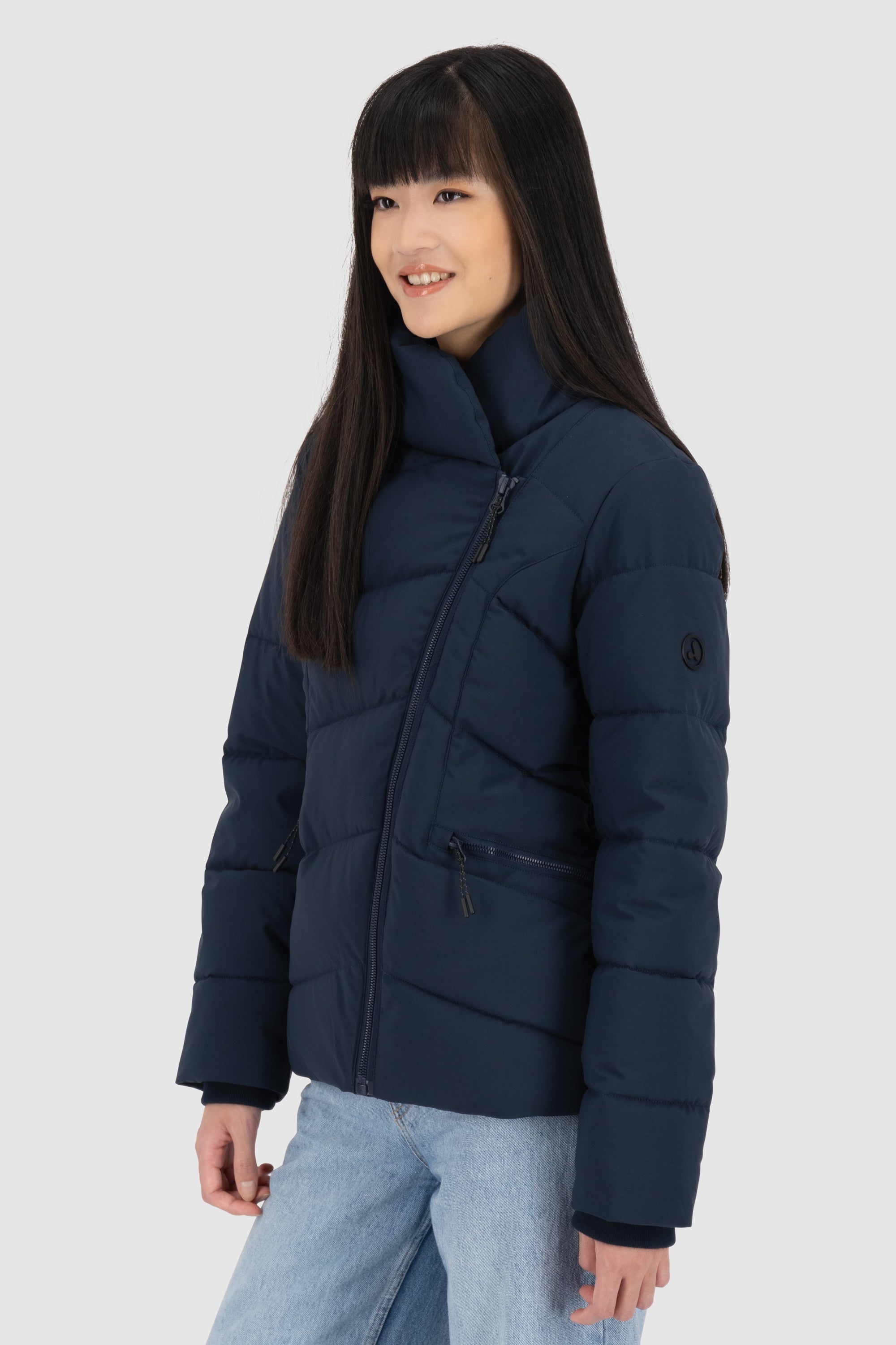 NellAK A Puffer Jacket Dunkelblau