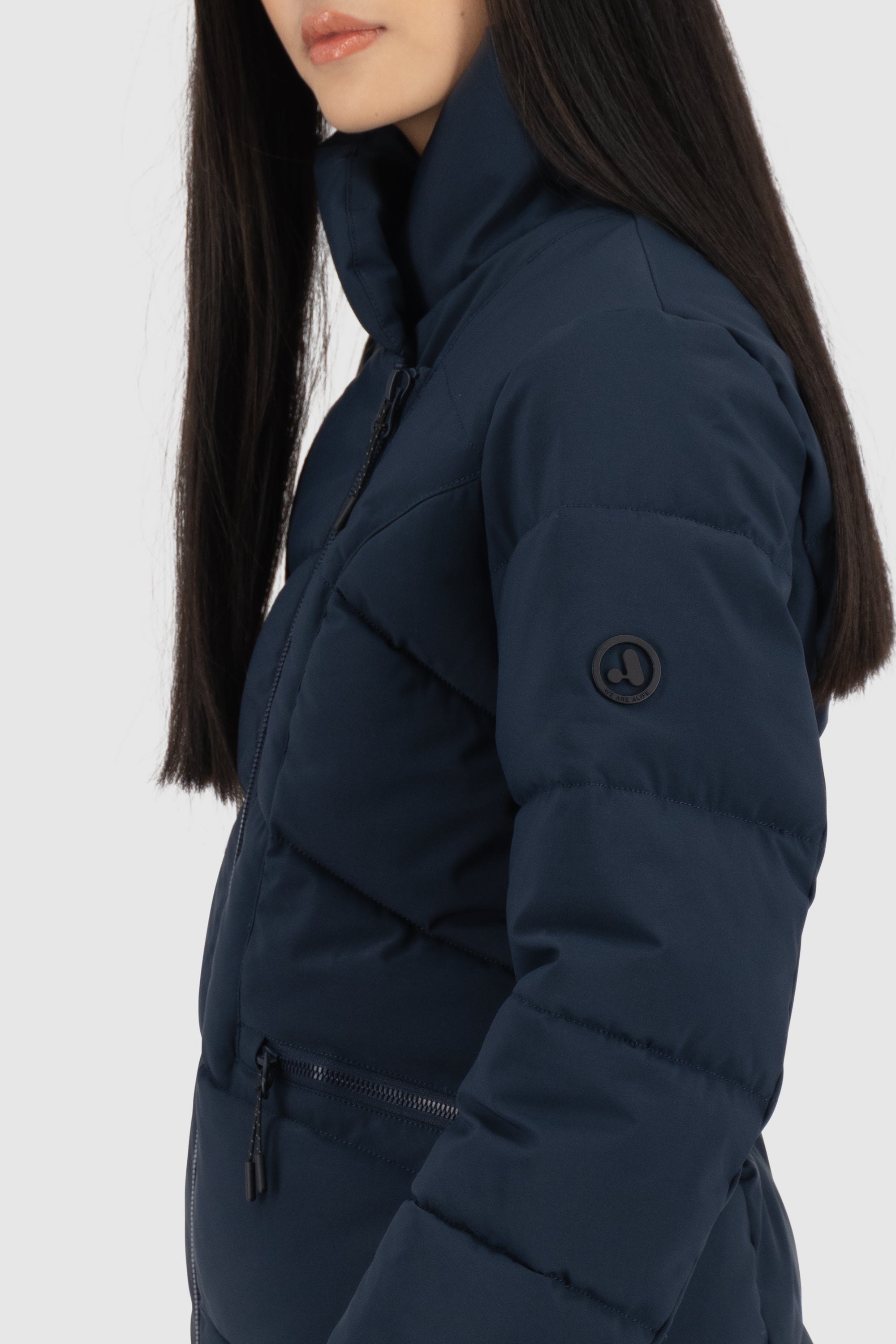 NellAK A Puffer Jacket Dunkelblau