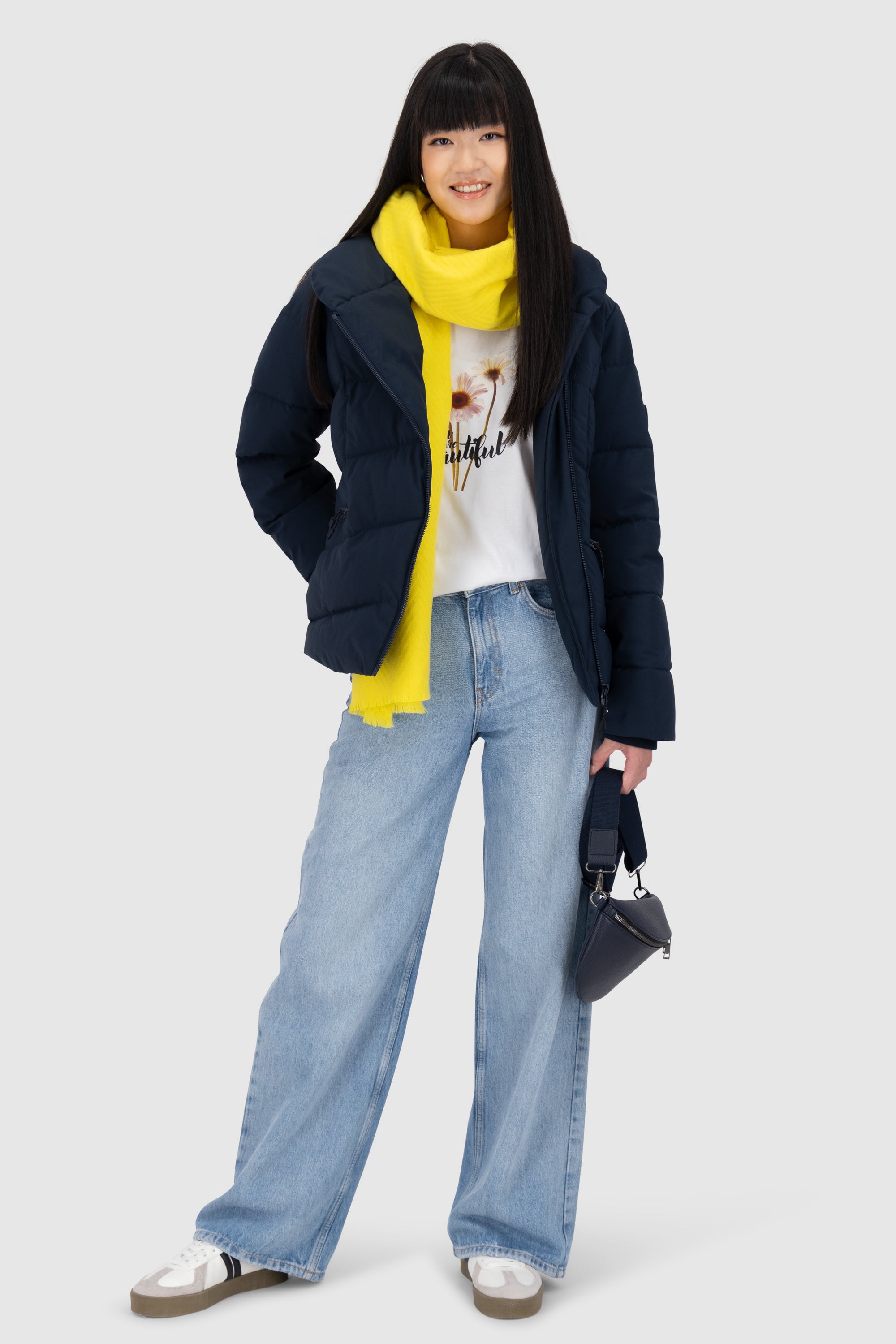 NellAK A Puffer Jacket Dunkelblau