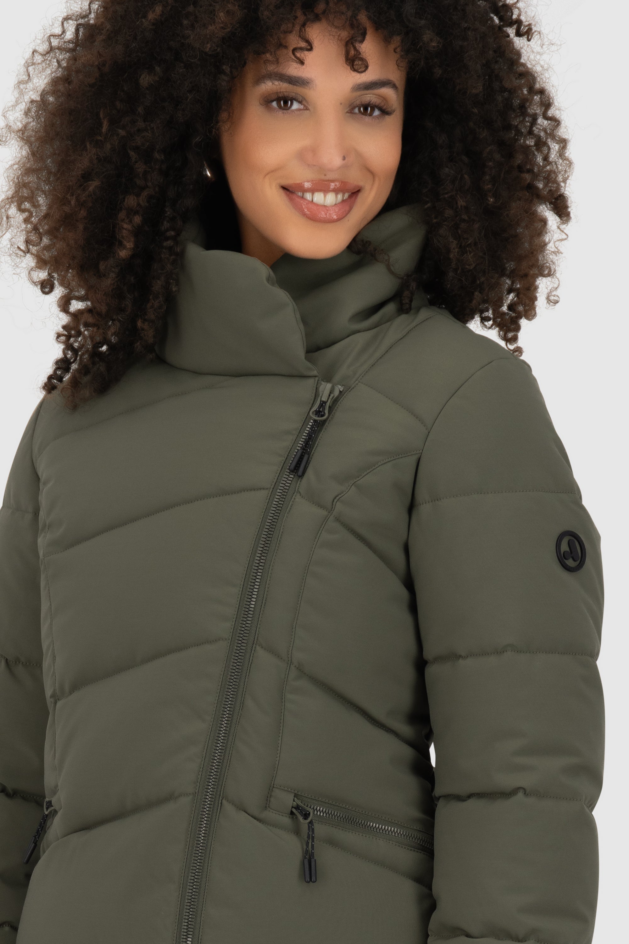NellAK A Puffer Jacket Dunkelgrün