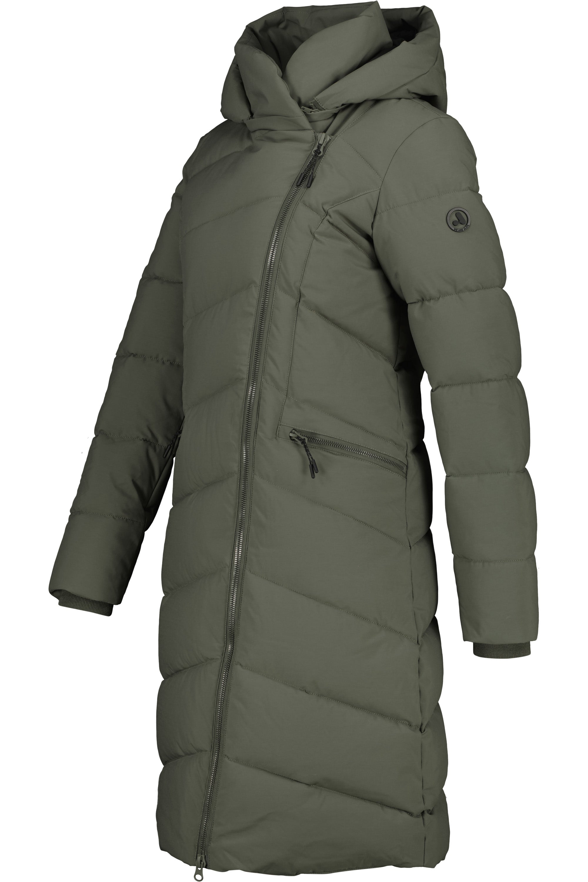NimaAK A Puffer Parka Dunkelgrün
