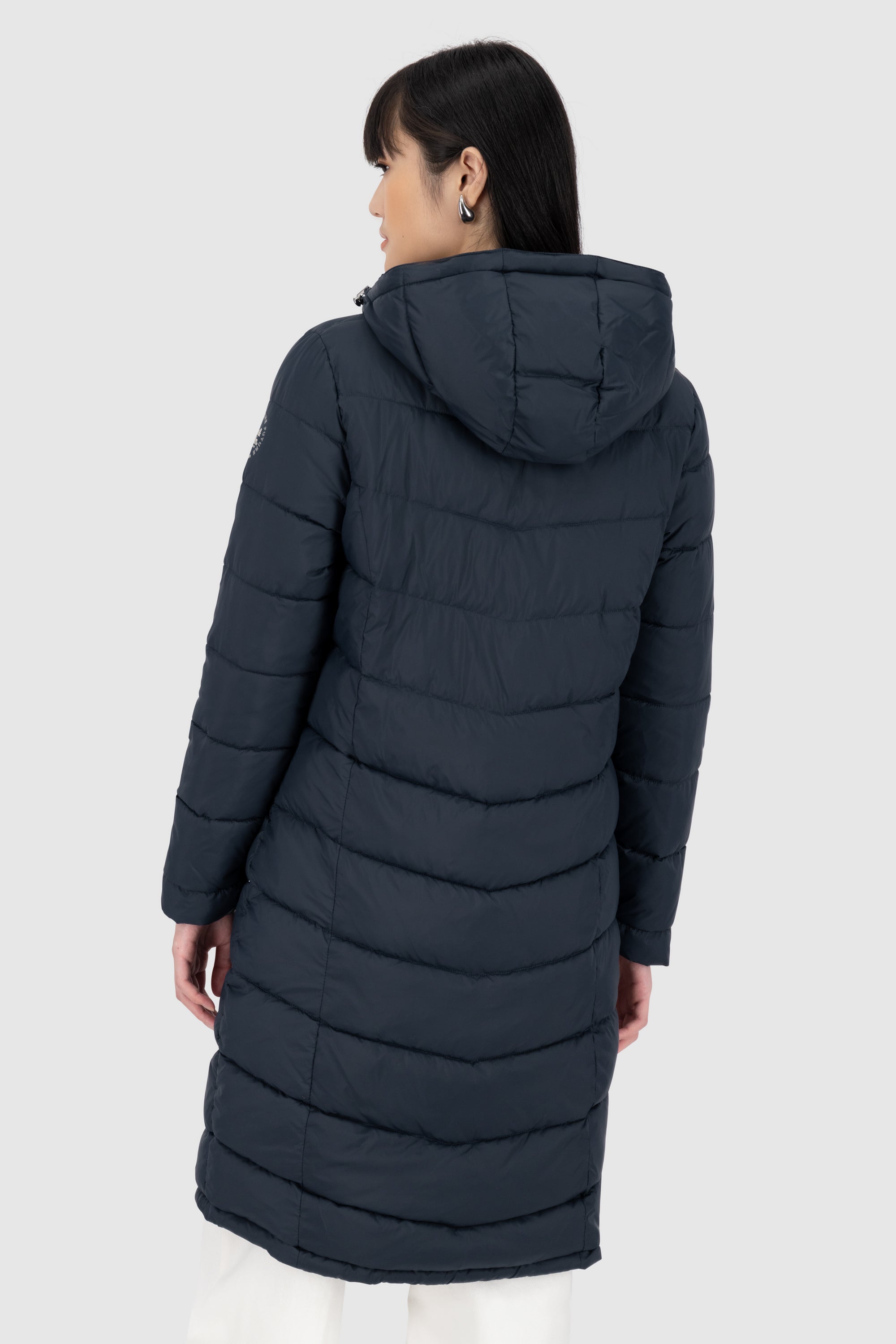 FrancesAK A Puffer Coat Short Dunkelblau