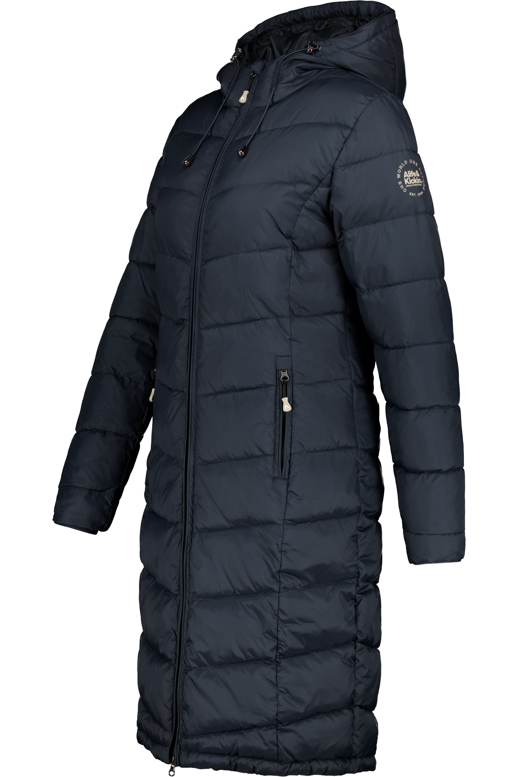 FrancesAK A Puffer Coat Short Dunkelblau