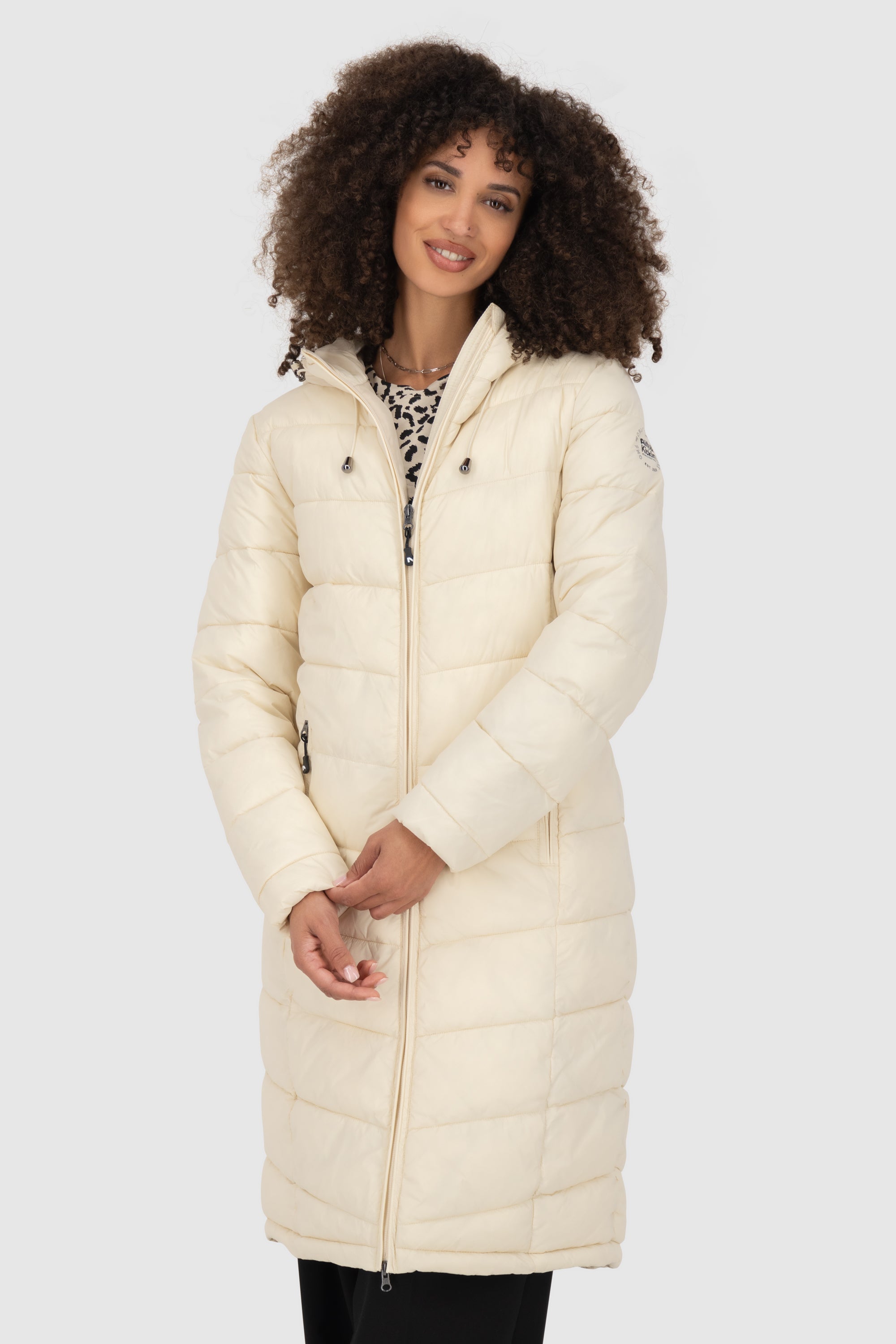 FrancesAK A Puffer Coat Short Beige