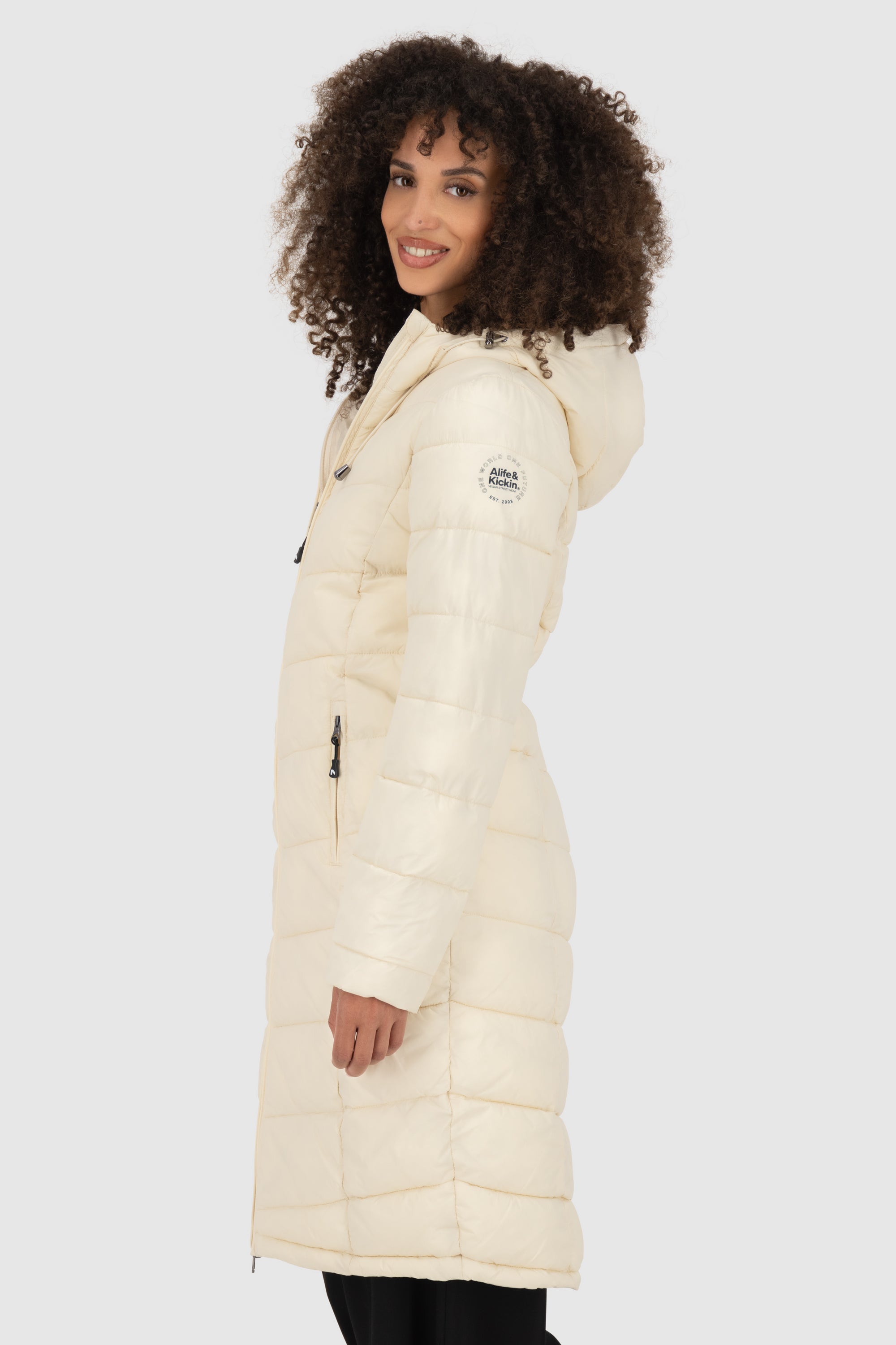 FrancesAK A Puffer Coat Short Beige