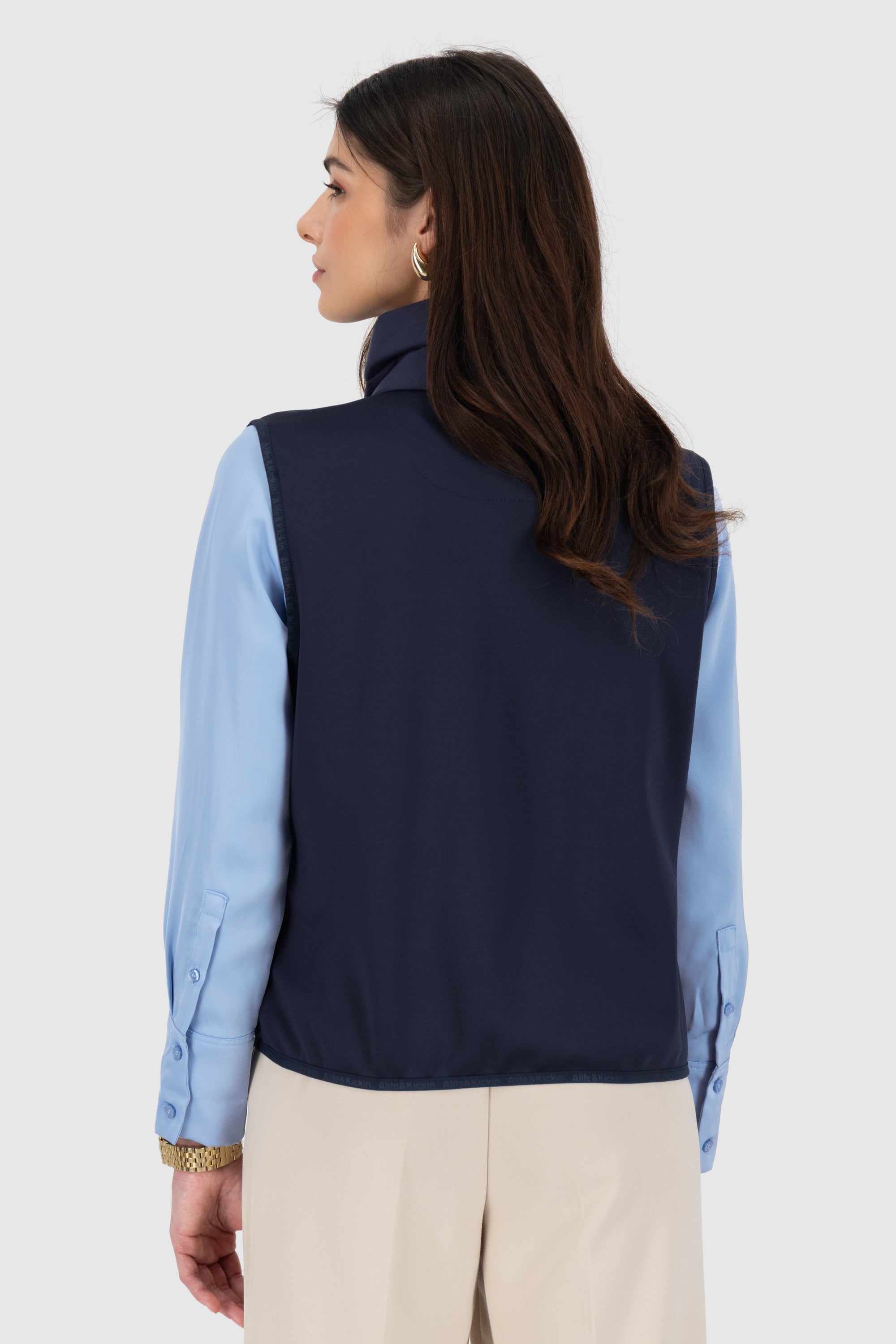 RujaAK A Short Vest Dunkelblau