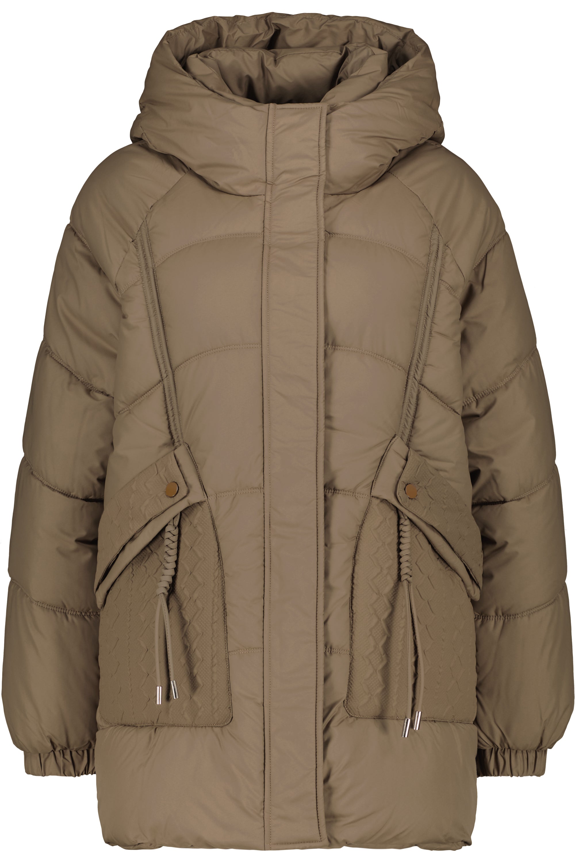 Alife and Kickin GlorianaAK A Puffer Jacket Damen Braun
