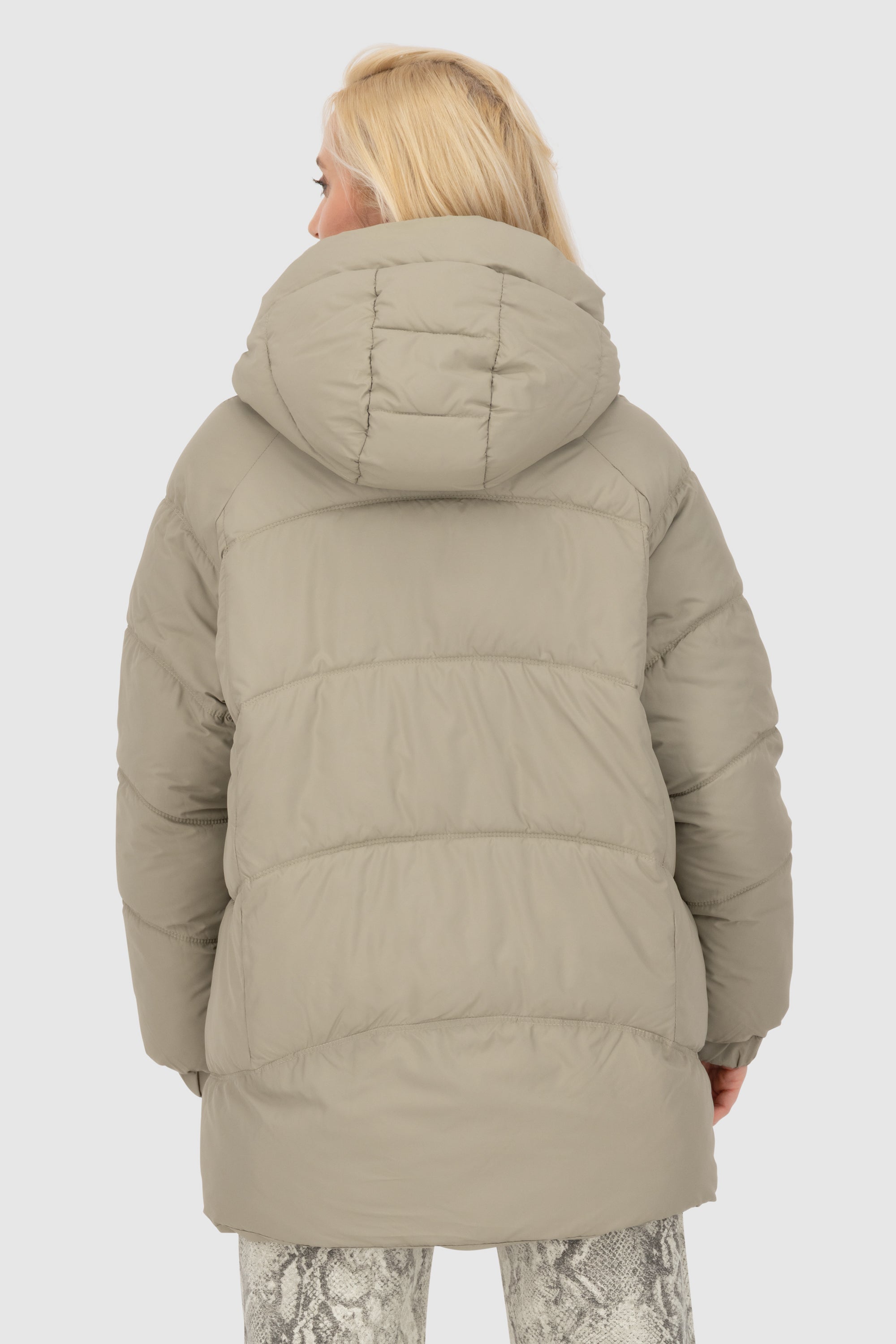 Alife and Kickin GlorianaAK A Puffer Jacket Damen Grün
