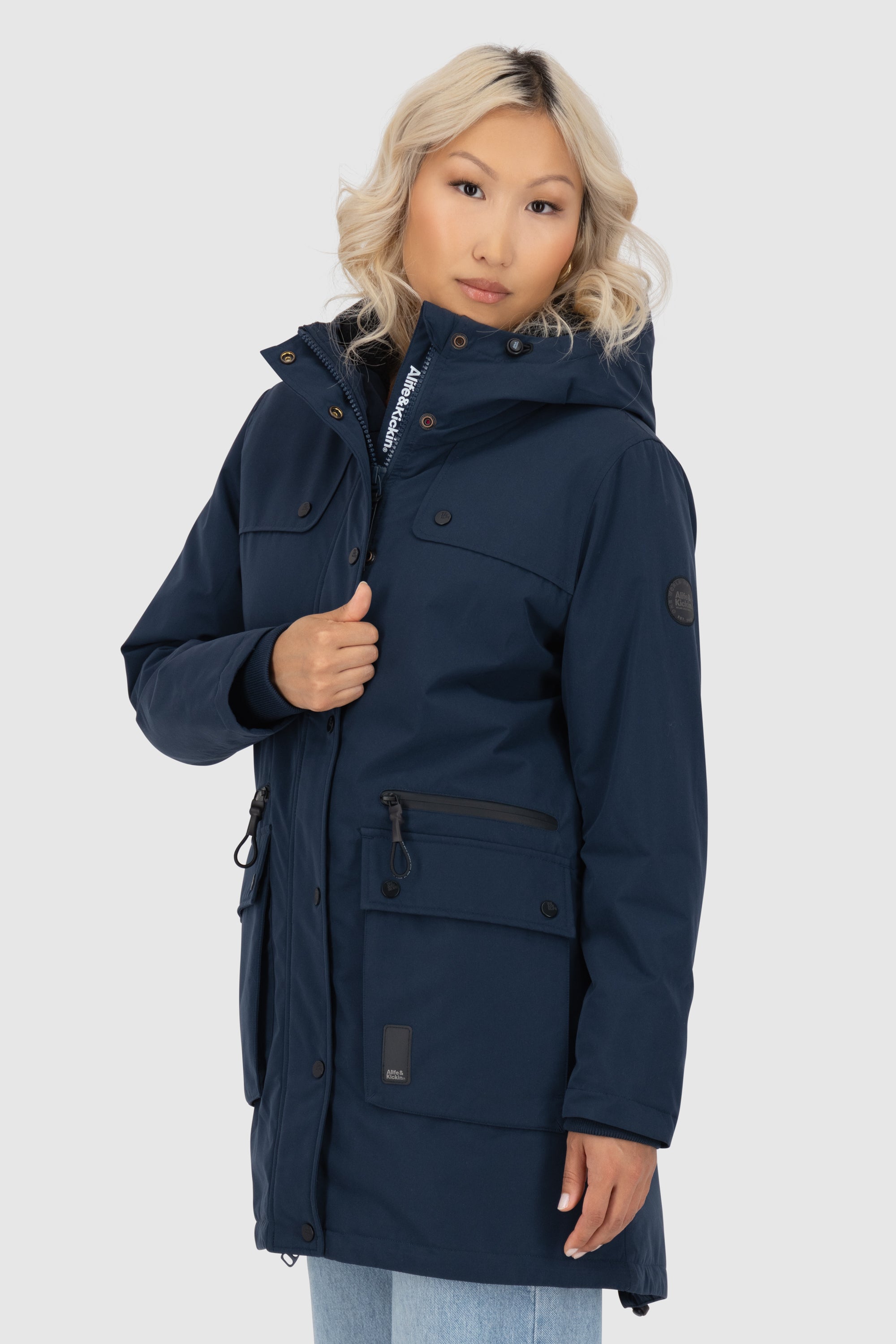 CharlottAK A Parka Dunkelblau