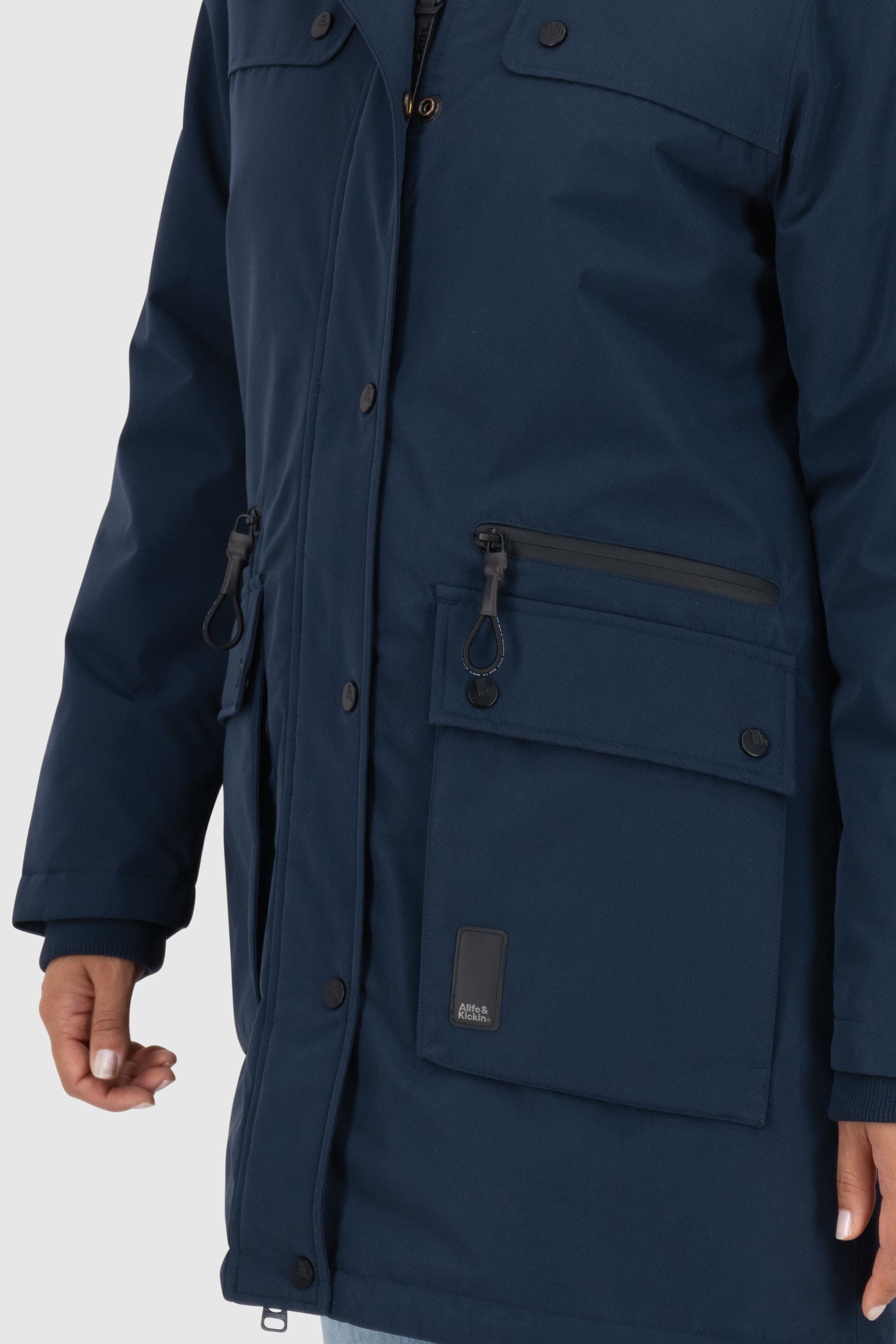 CharlottAK A Parka Dunkelblau
