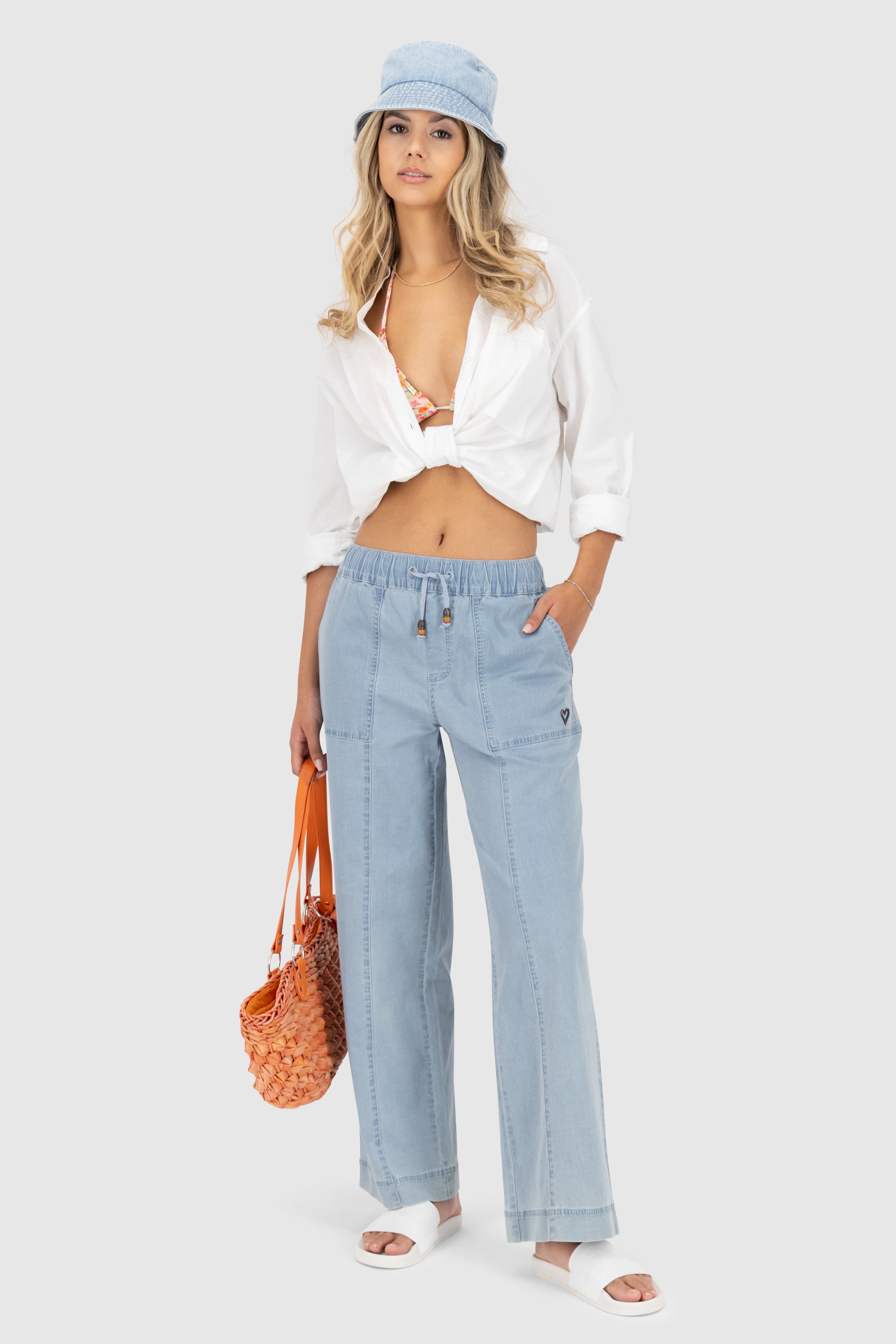 AkinaAK DNM A Pants Hellblau