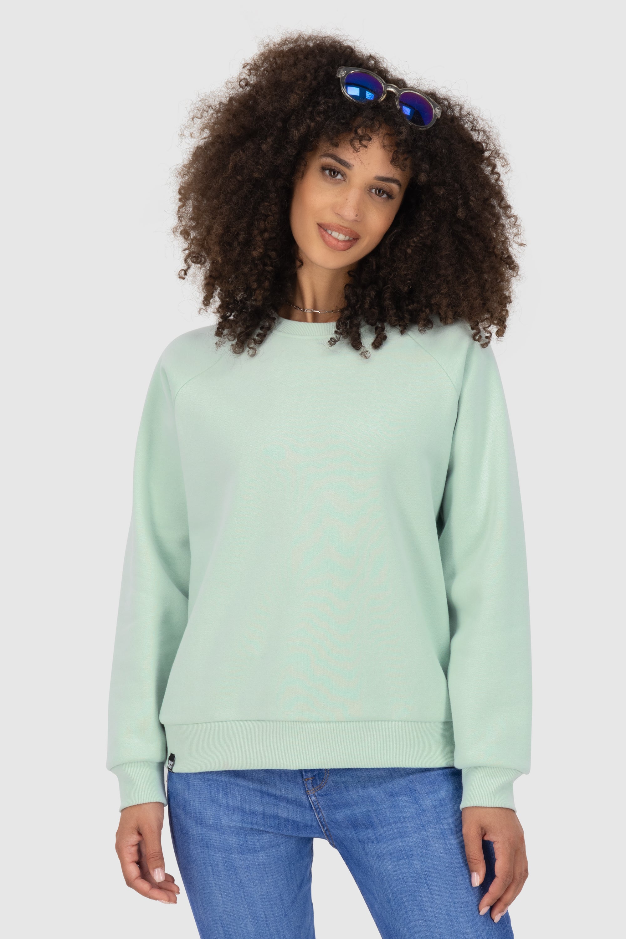 NeaAK A Oversize Sweatshirt Hellgrün