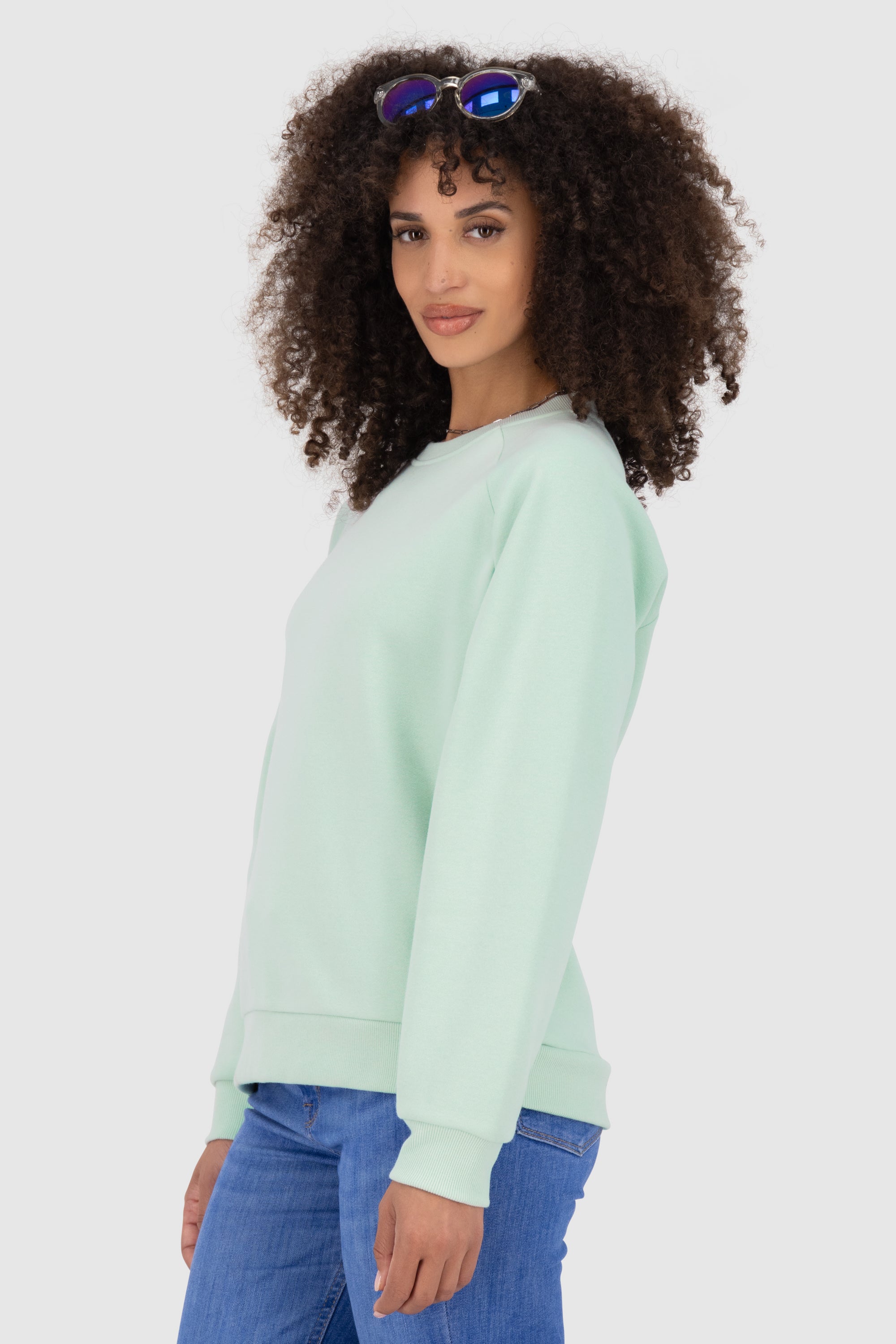 NeaAK A Oversize Sweatshirt Hellgrün