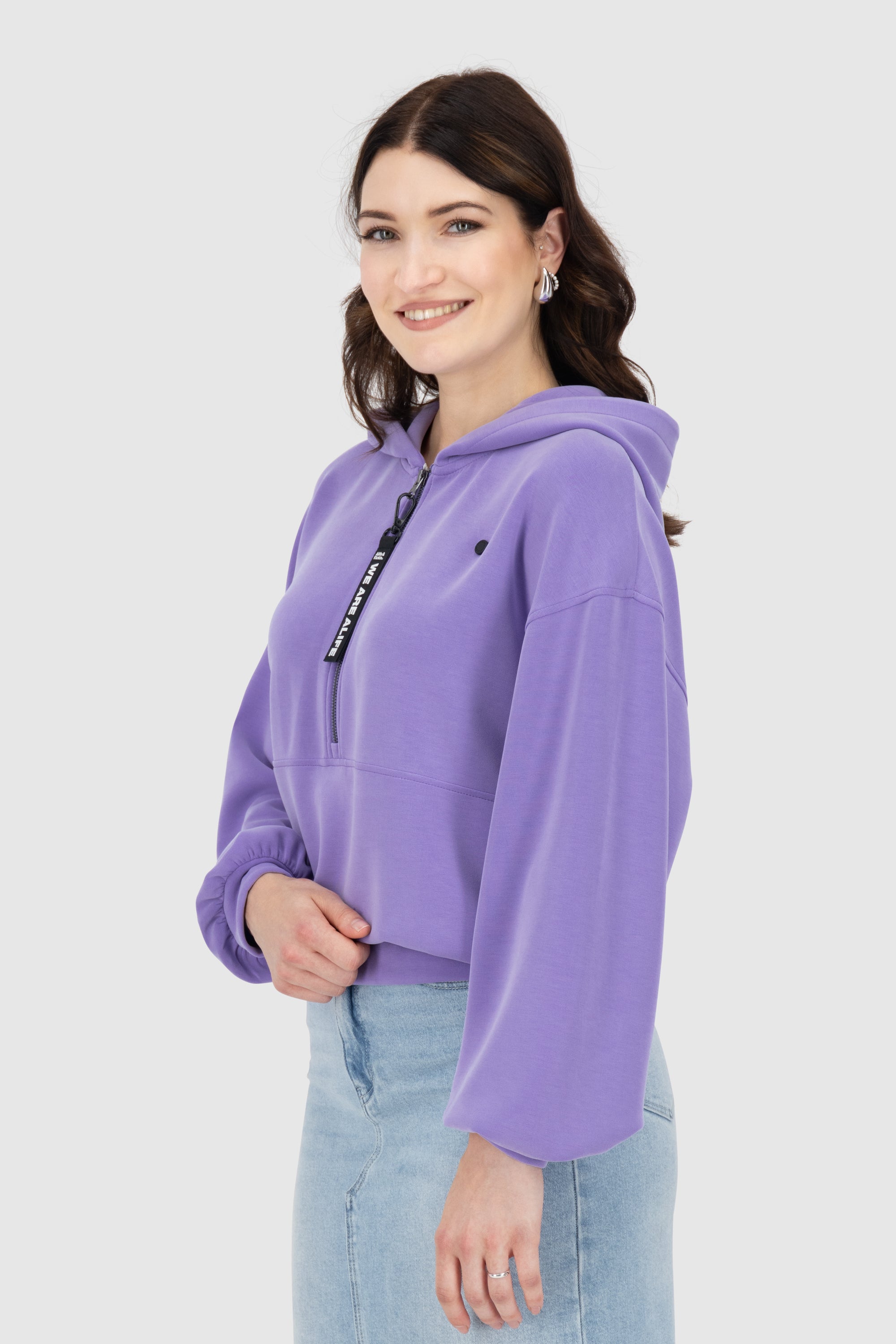 FlaviaAK N Neopren Hoodie Hellblau