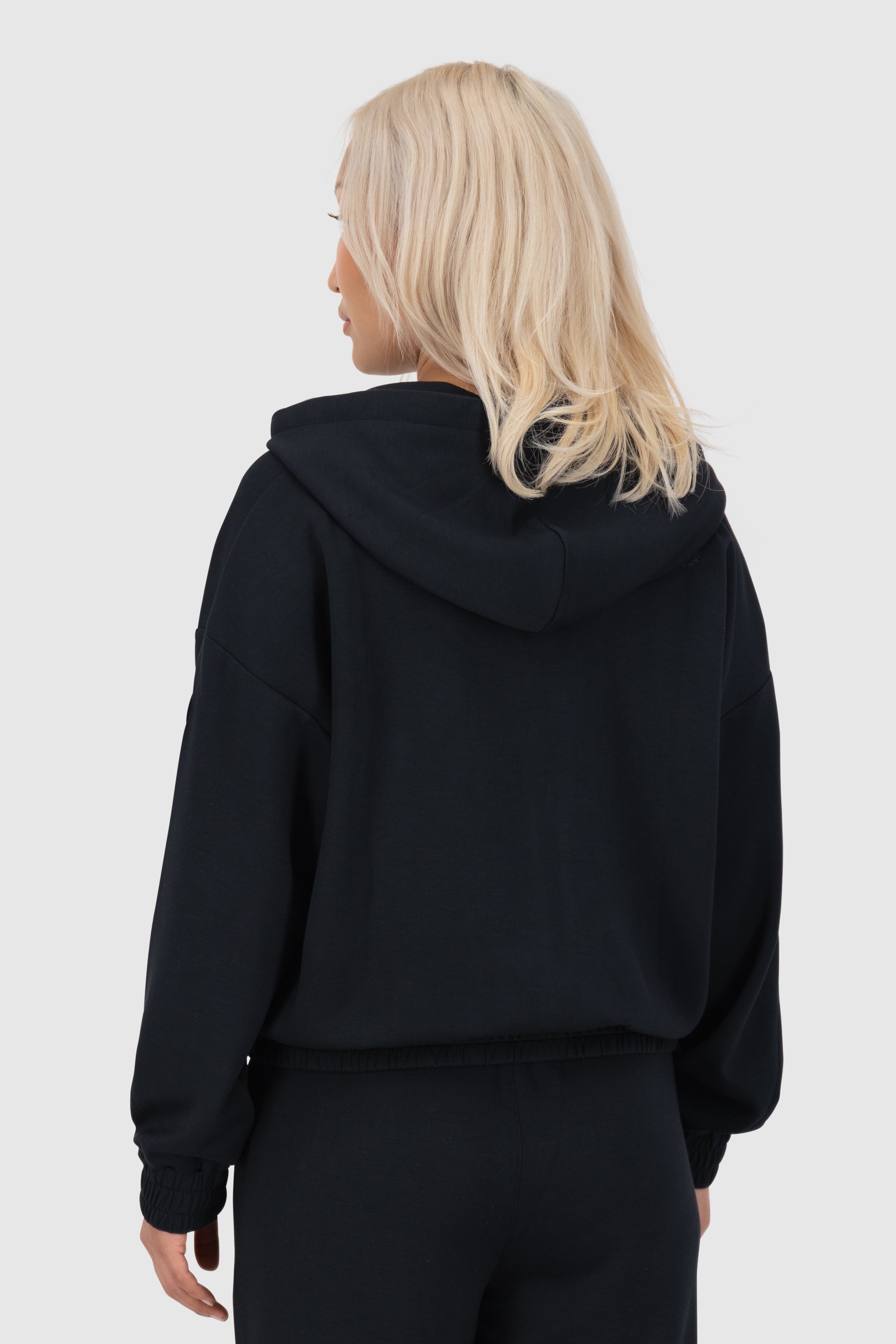 JanneAK T Supersoft Hooded Sweat Jacket Schwarz