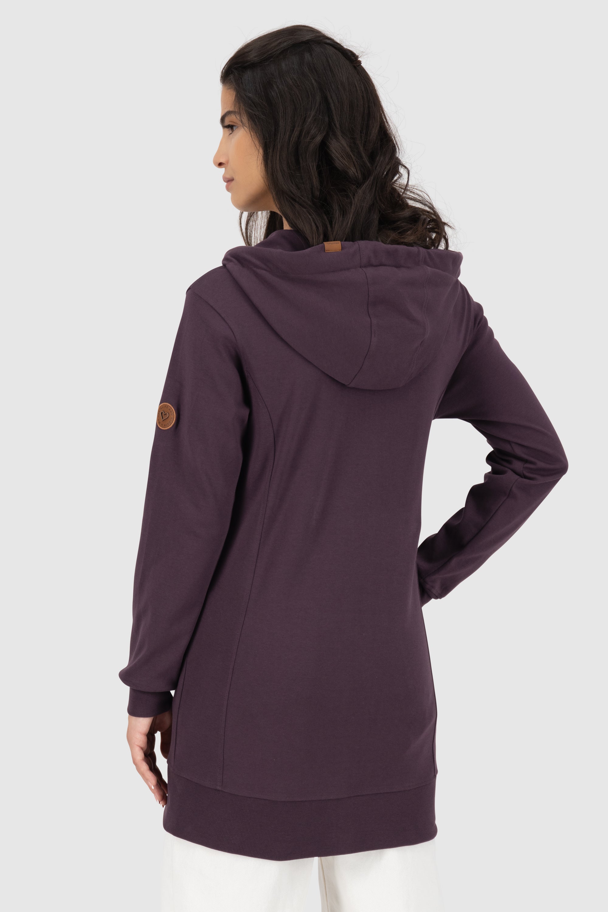 JasinaAK A Hooded Sweat Jacket Violett