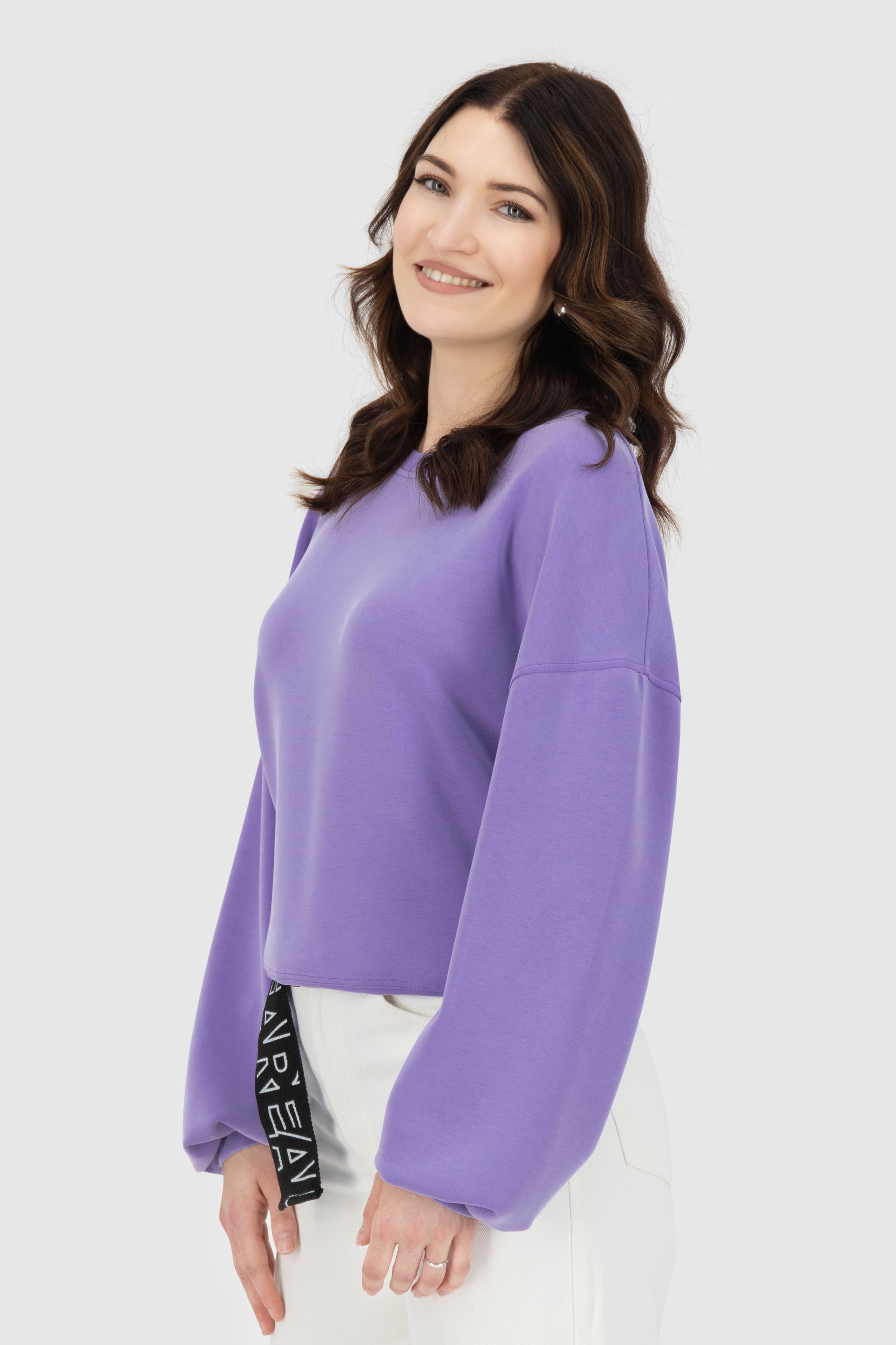 MeredithAK N Neopren Sweatshirt Hellblau