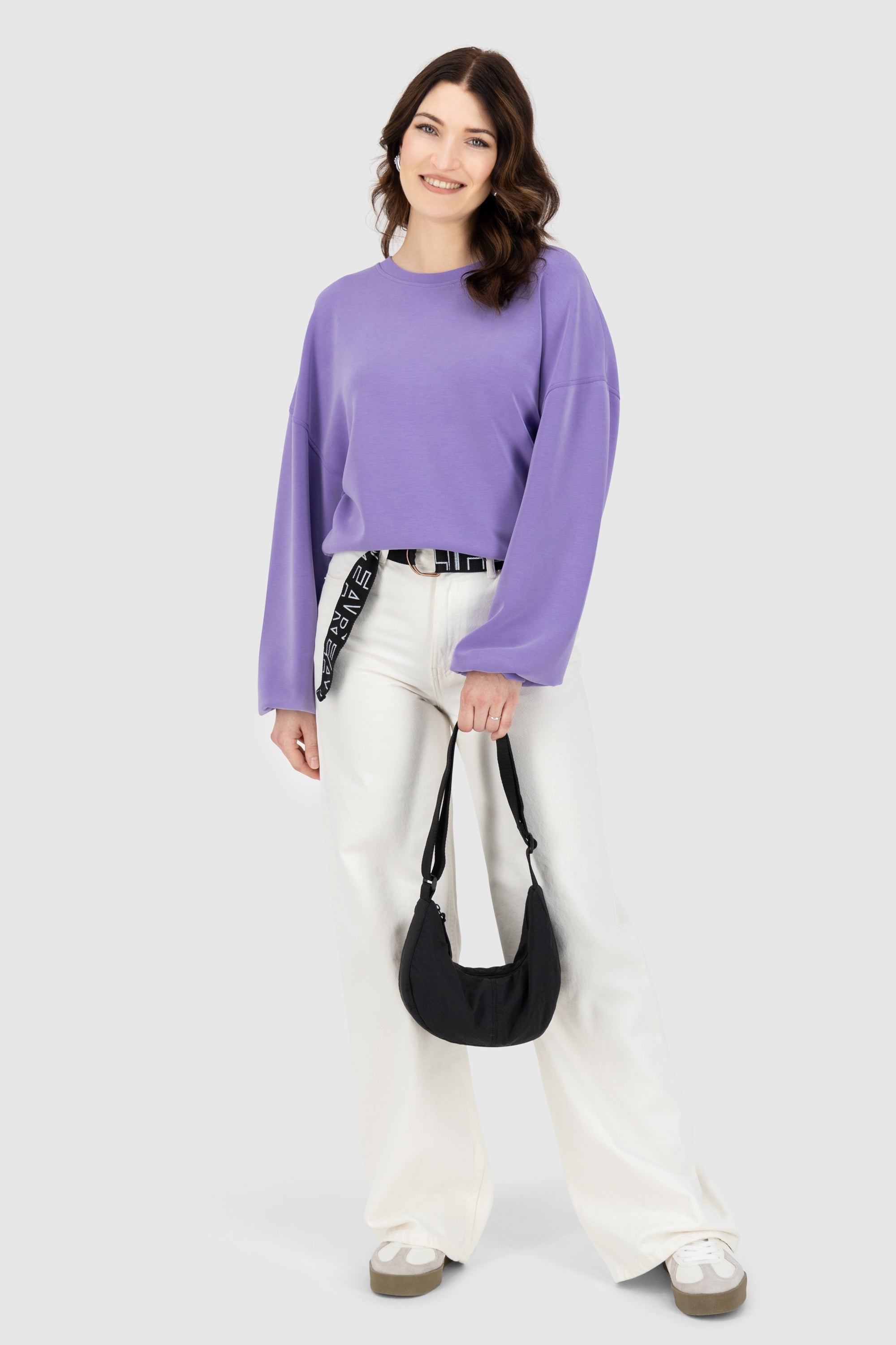MeredithAK N Neopren Sweatshirt Hellblau