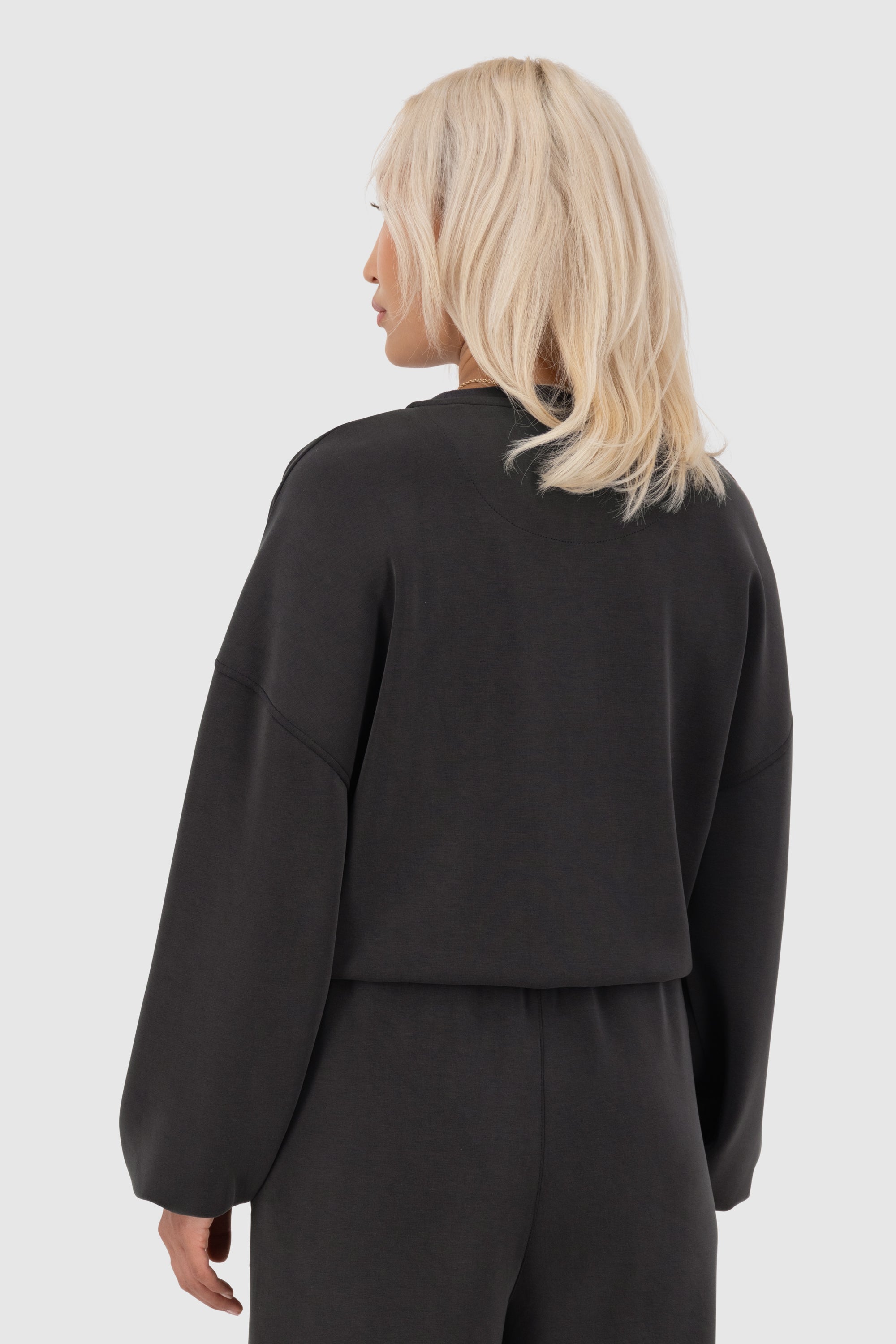 MeredithAK N Neopren Sweatshirt Schwarz