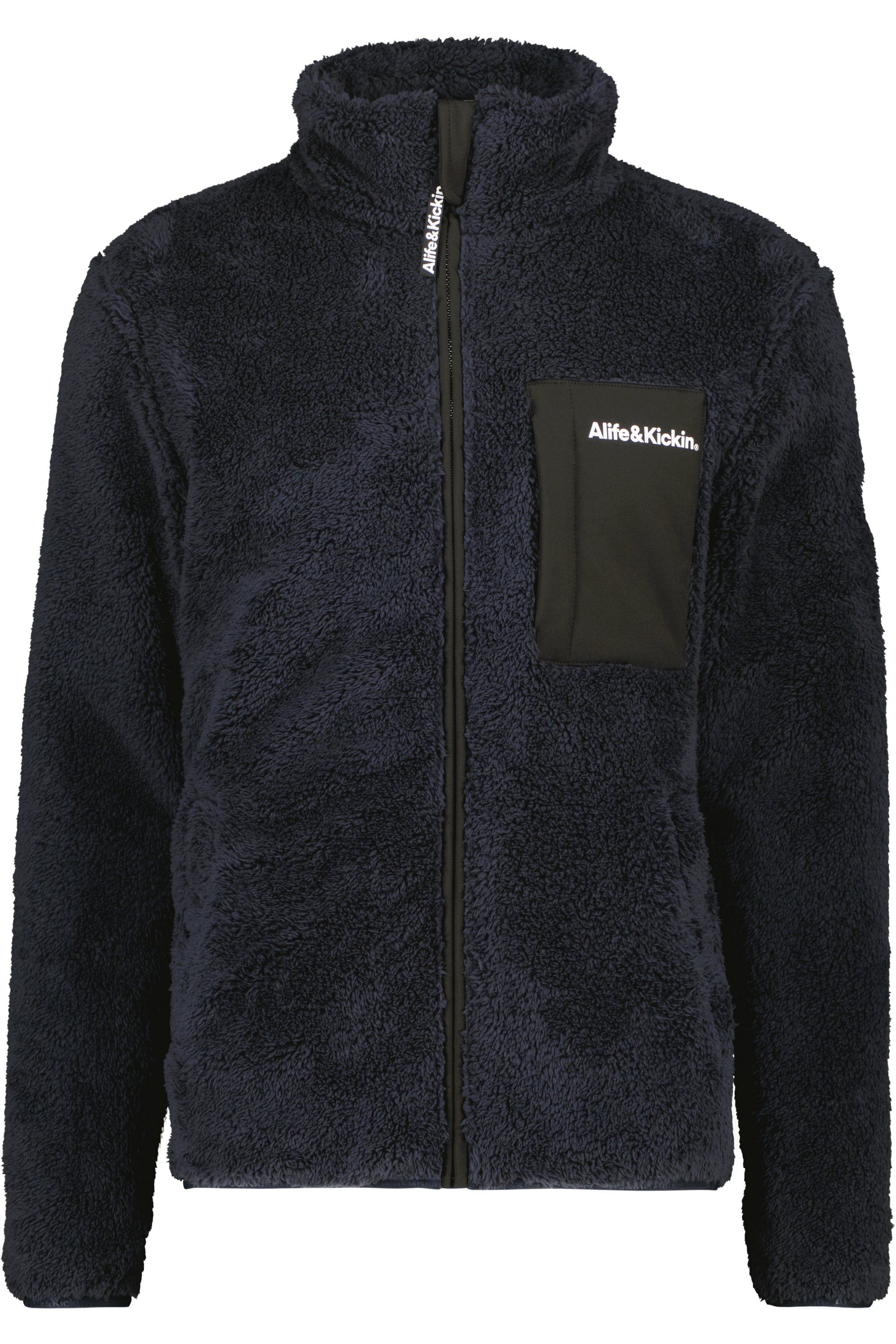JayAK G Teddy Sweat Jacket Dunkelblau