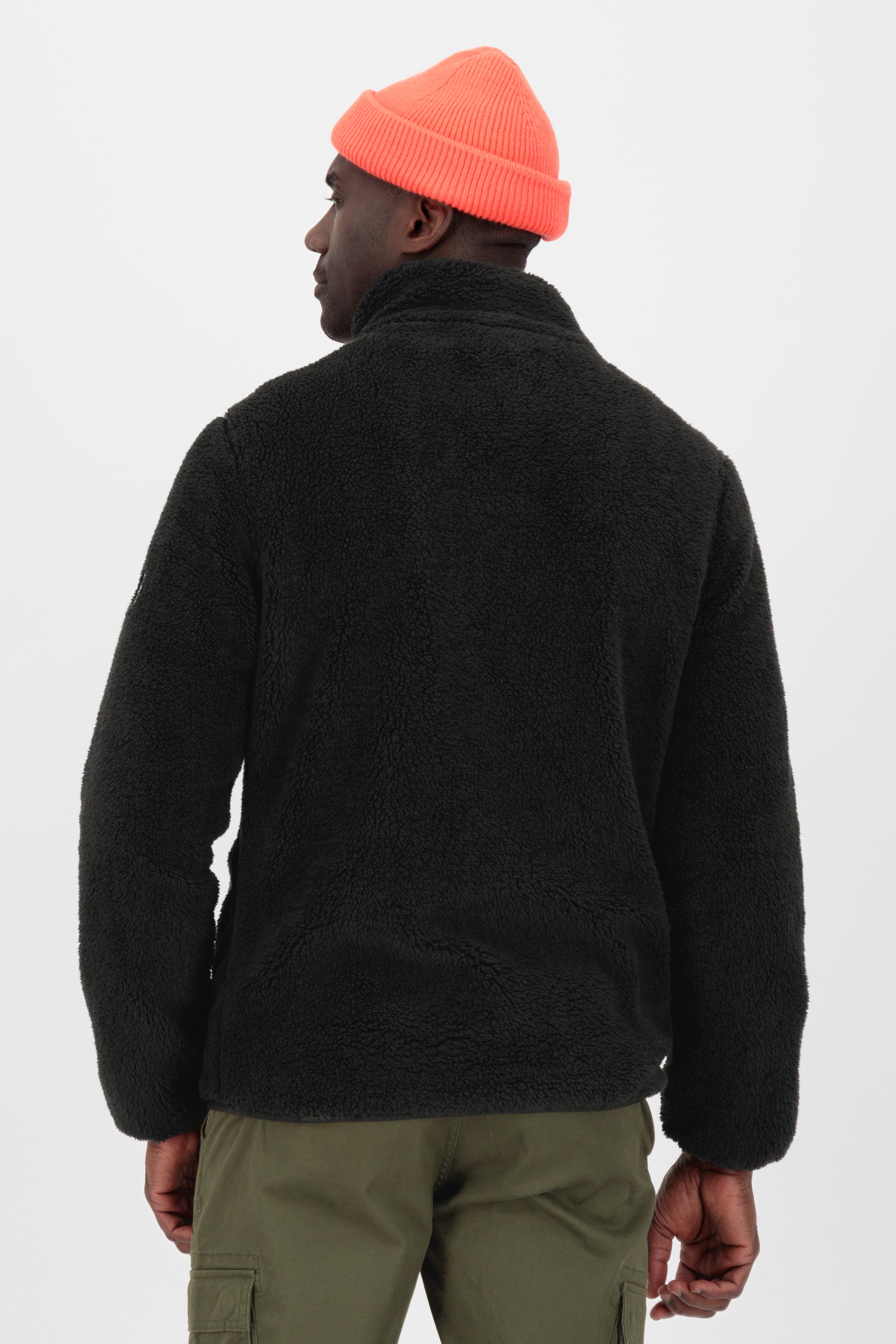 JayAK G Teddy Sweat Jacket Schwarz