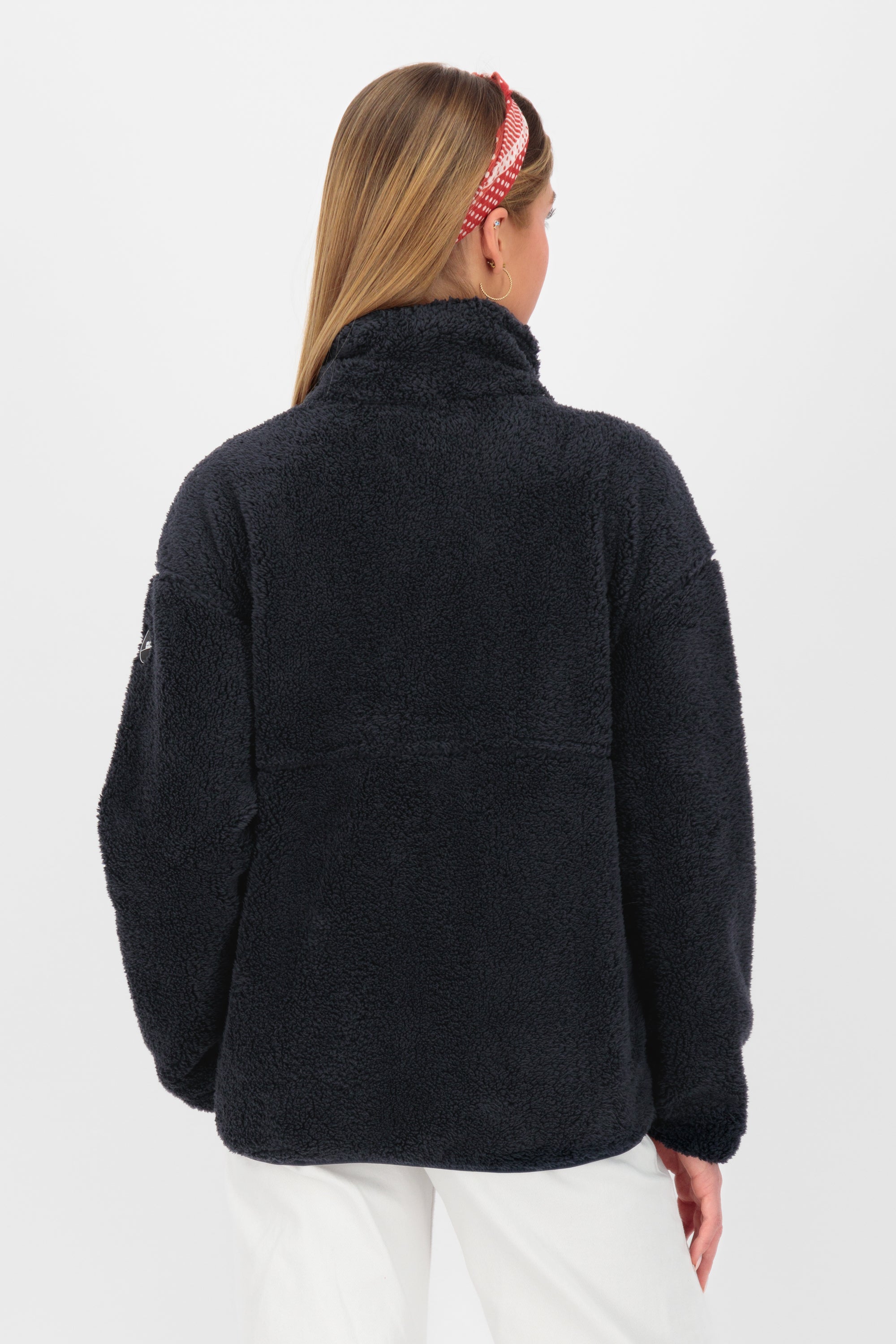 LiobaAK G Teddy Sweat Jacket Dunkelblau
