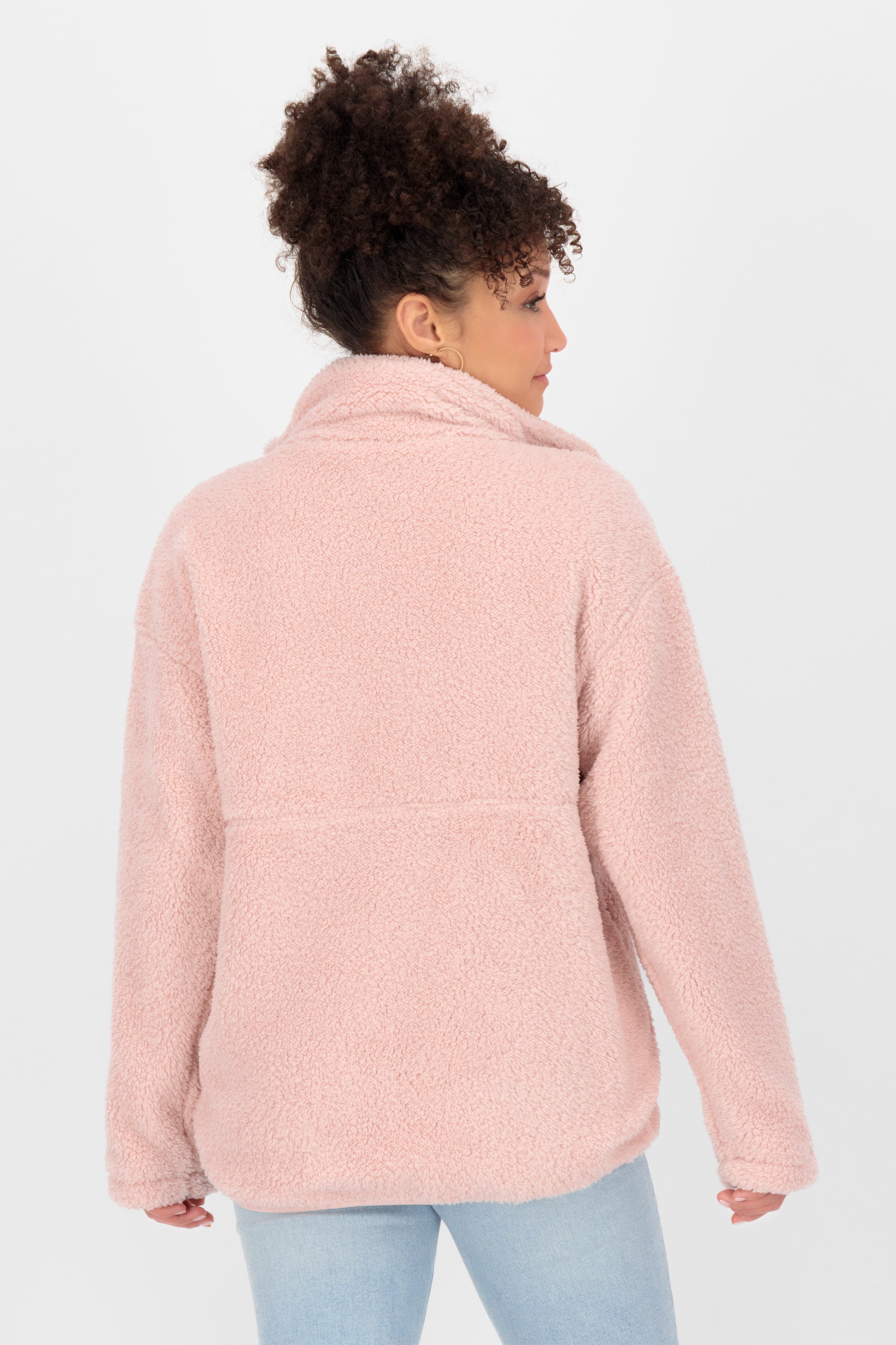 LiobaAK G Teddy Sweat Jacket Rosa