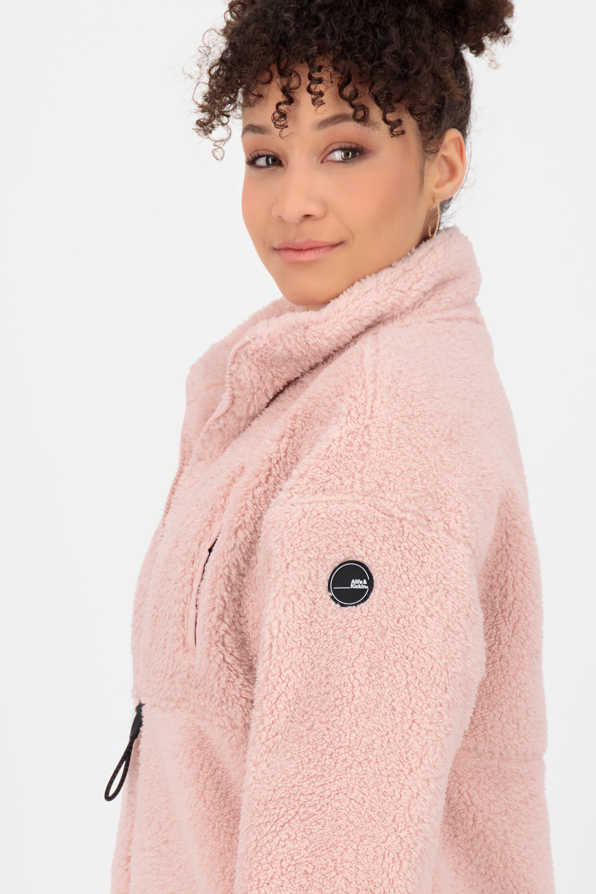 LiobaAK G Teddy Sweat Jacket Rosa